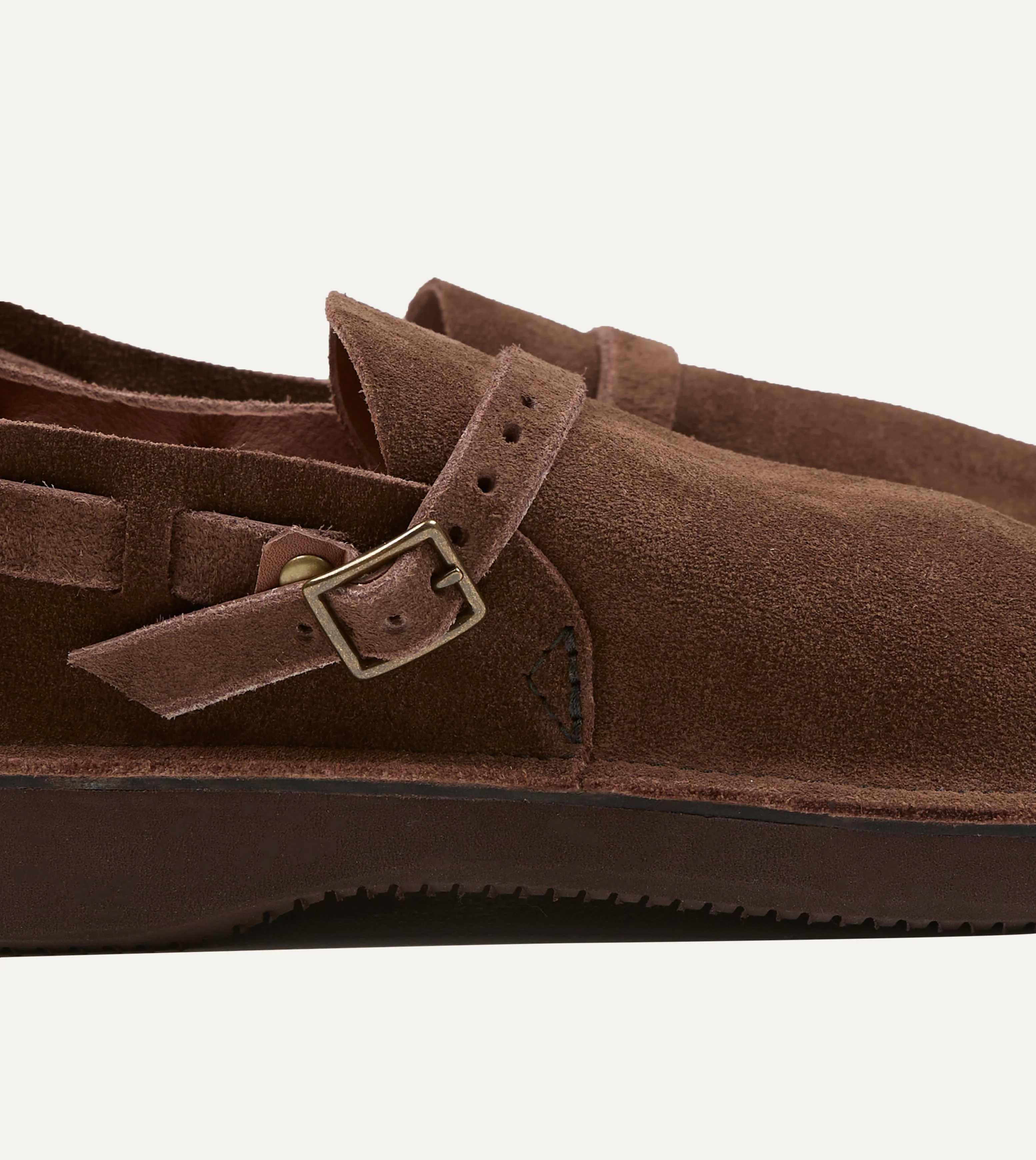 Aurora for Drake's Middle English Brown Roughout Leather Shoe - Image 3