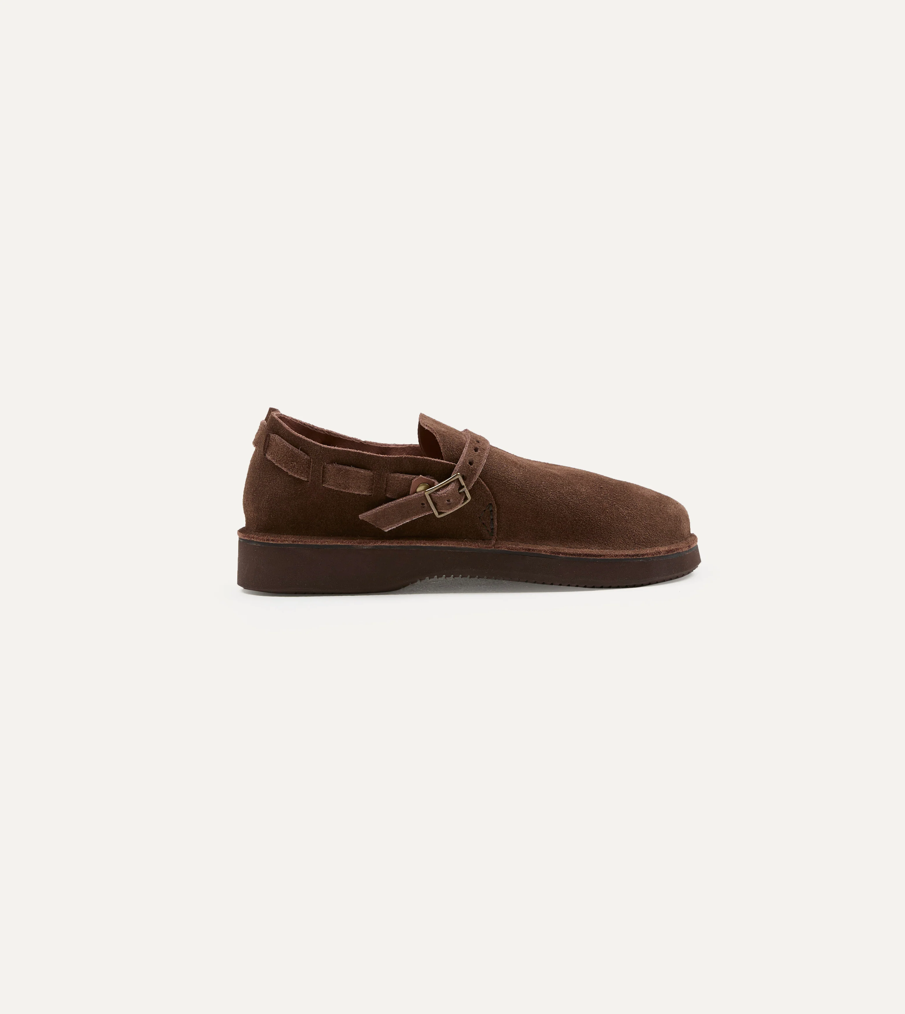 Aurora for Drake's Middle English Brown Roughout Leather Shoe - Image 6