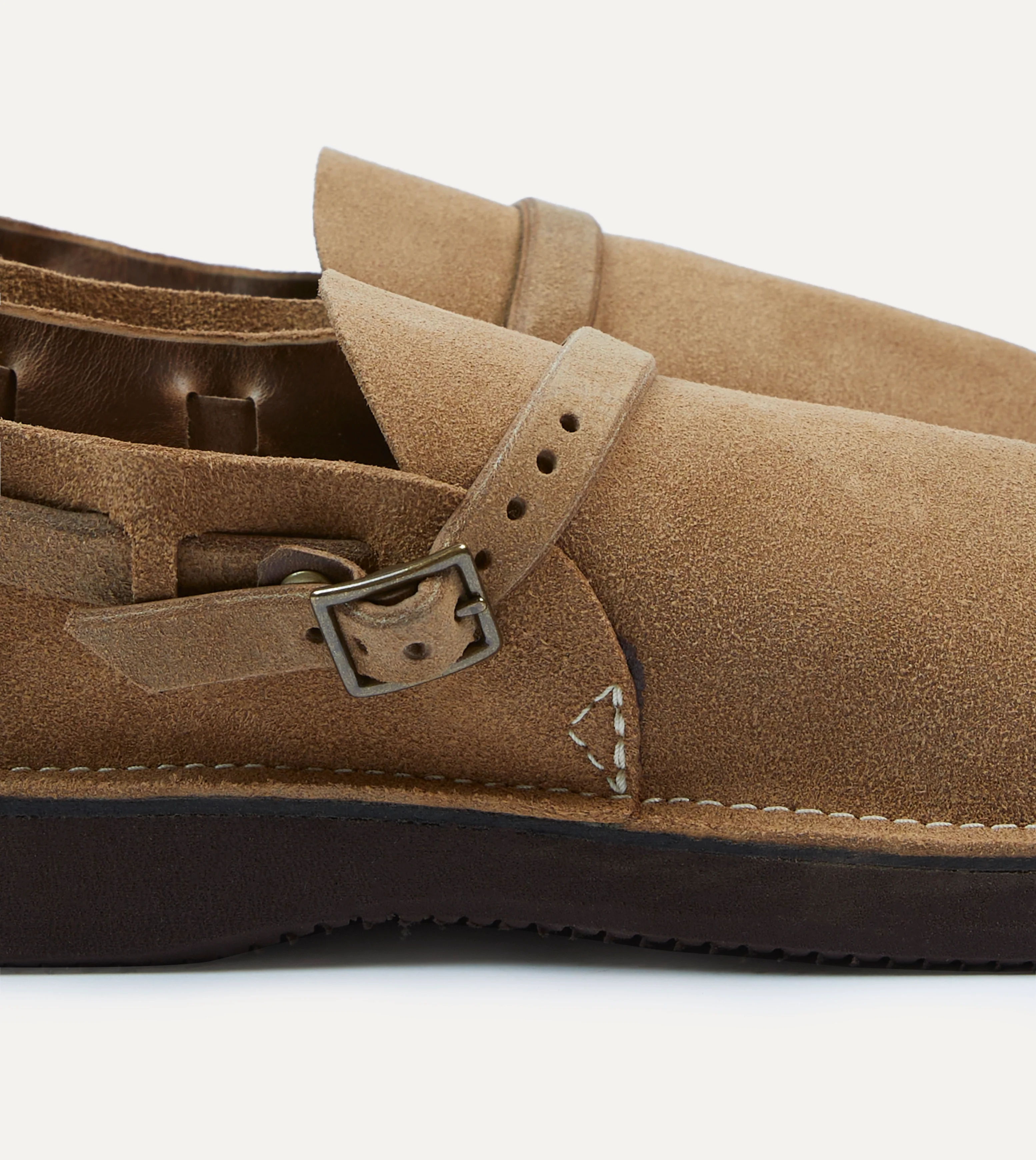 Aurora for Drake's Middle English Light Brown Roughout Leather Shoe - Image 3