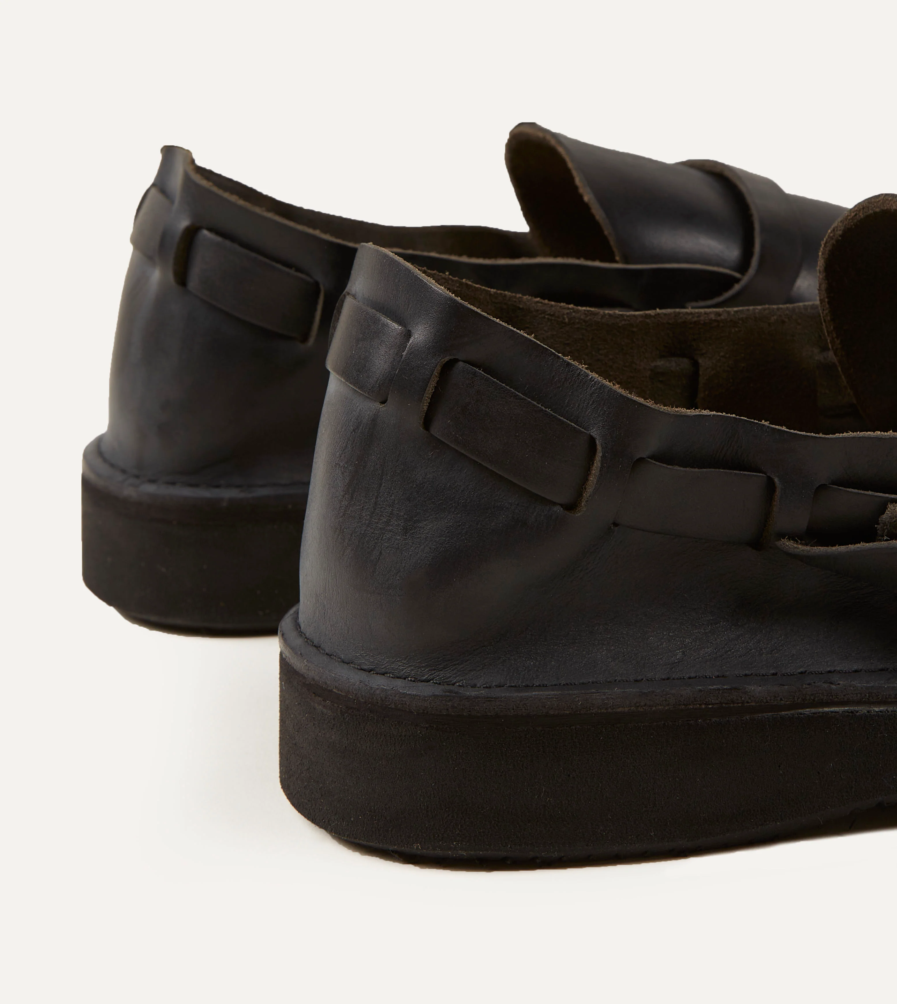 Aurora Shoe Co. Middle English Black Full Grain Leather Shoe - Image 5