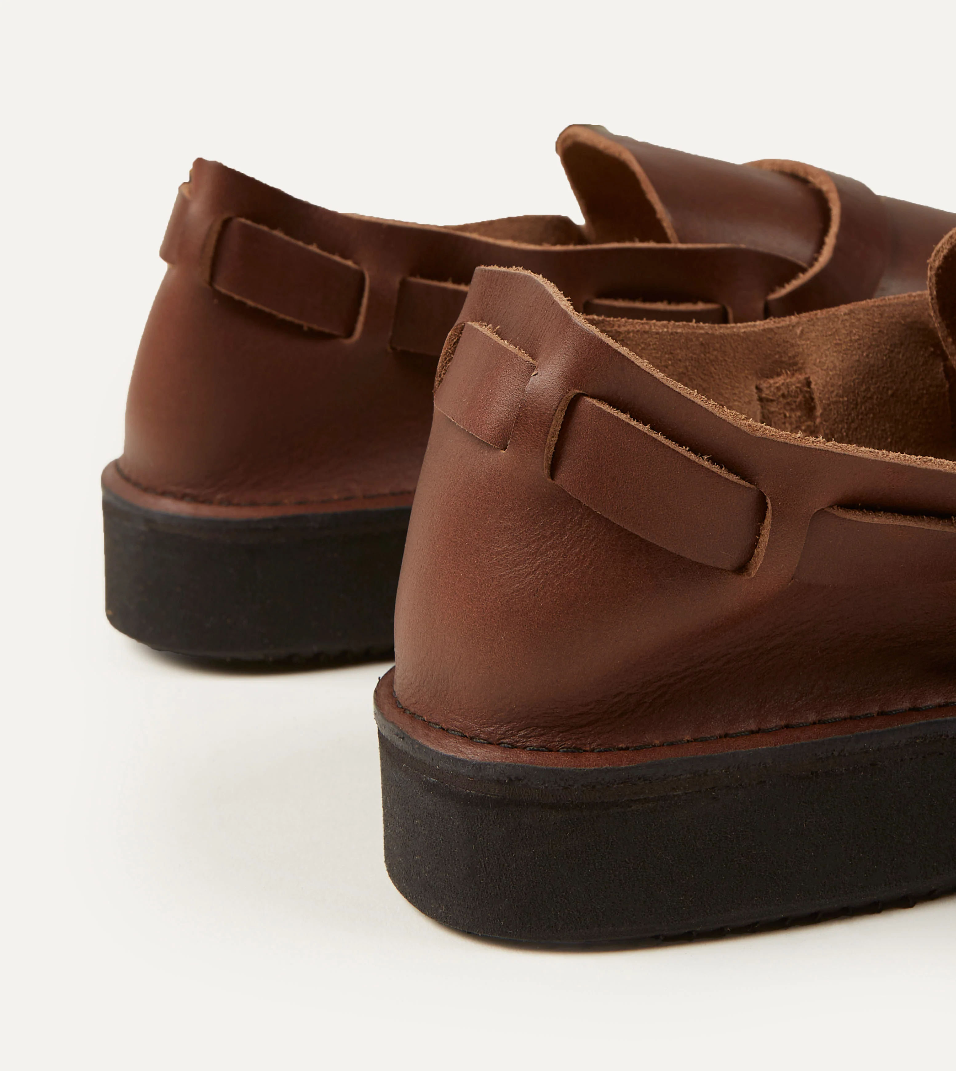 Aurora Shoe Co. Middle English Brown Full Grain Leather Shoe - Image 5