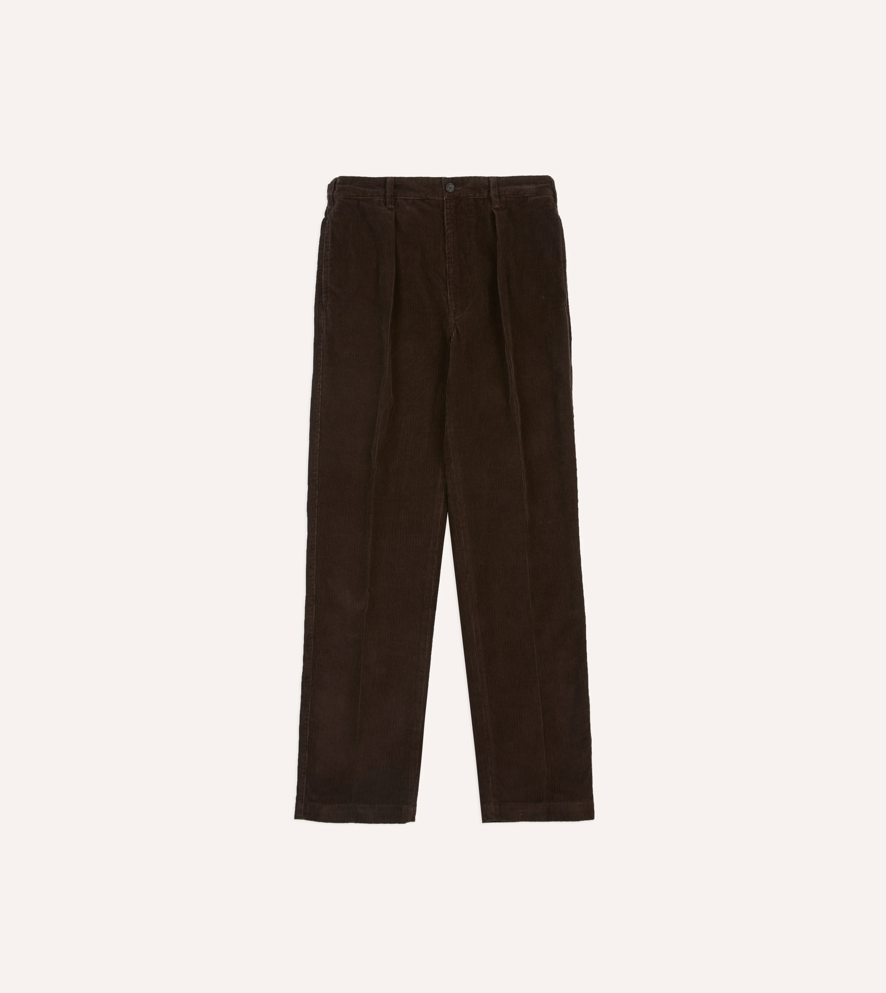 Brown Cotton Corduroy Field Games Trousers - Image 3
