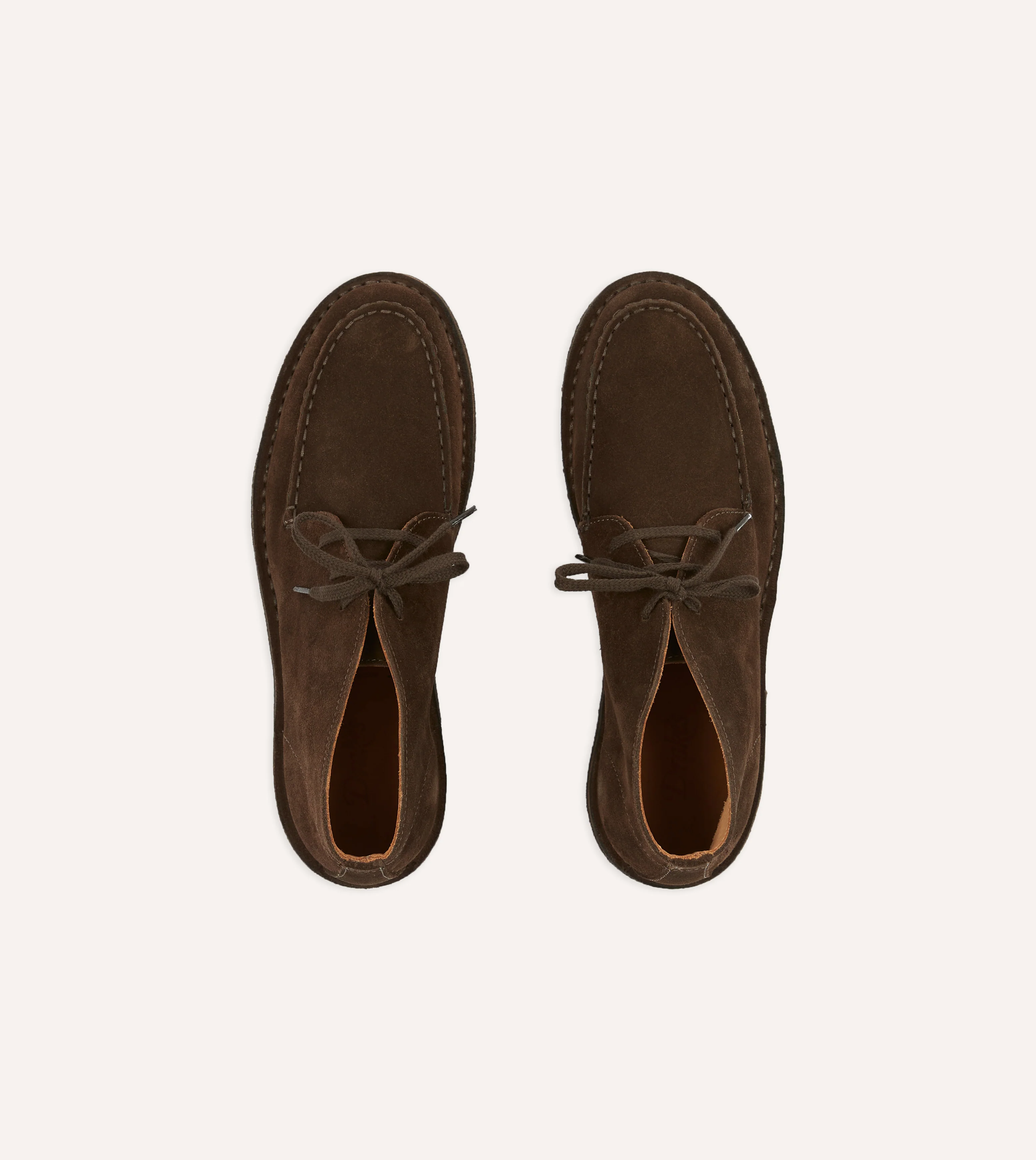 Crosby Moc-Toe Chukka Boot Brown Suede - Image 4