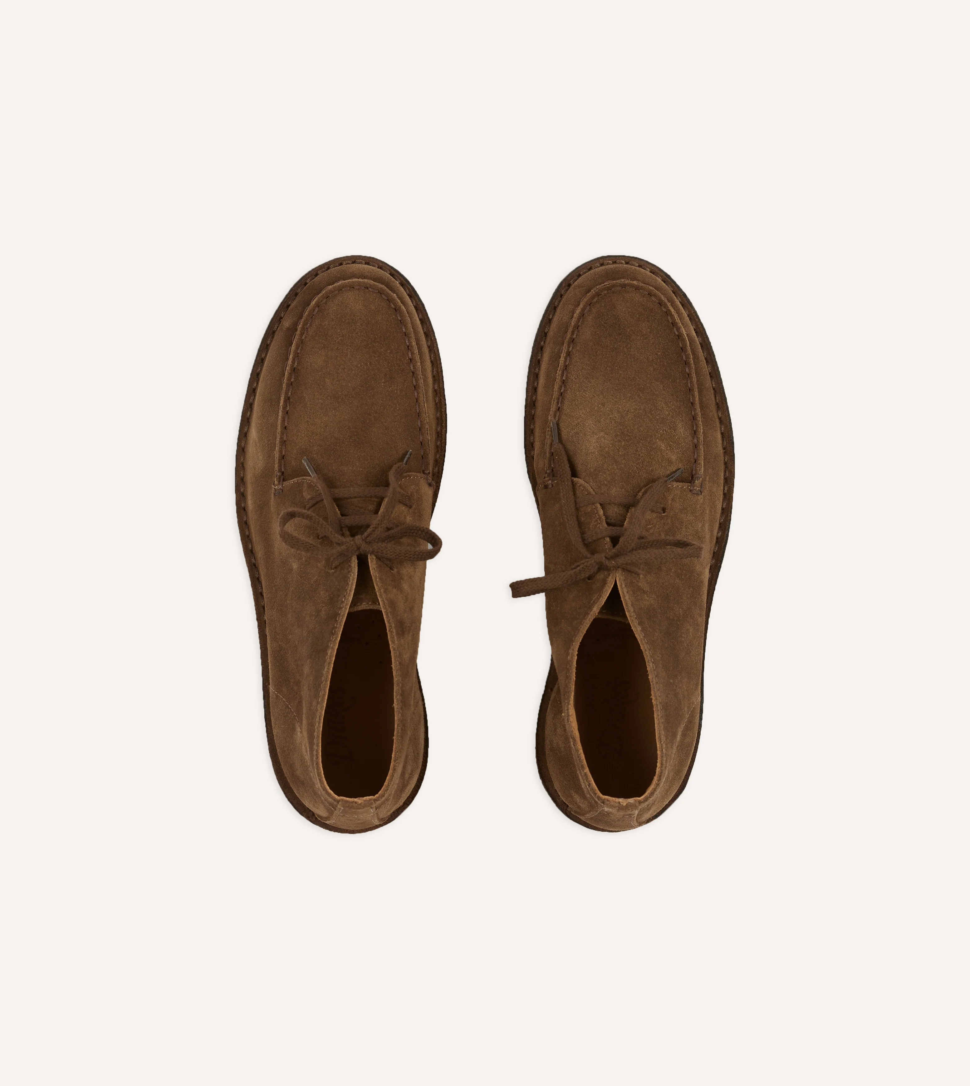 Crosby Moc-Toe Chukka Boot Tobacco Suede - Image 4