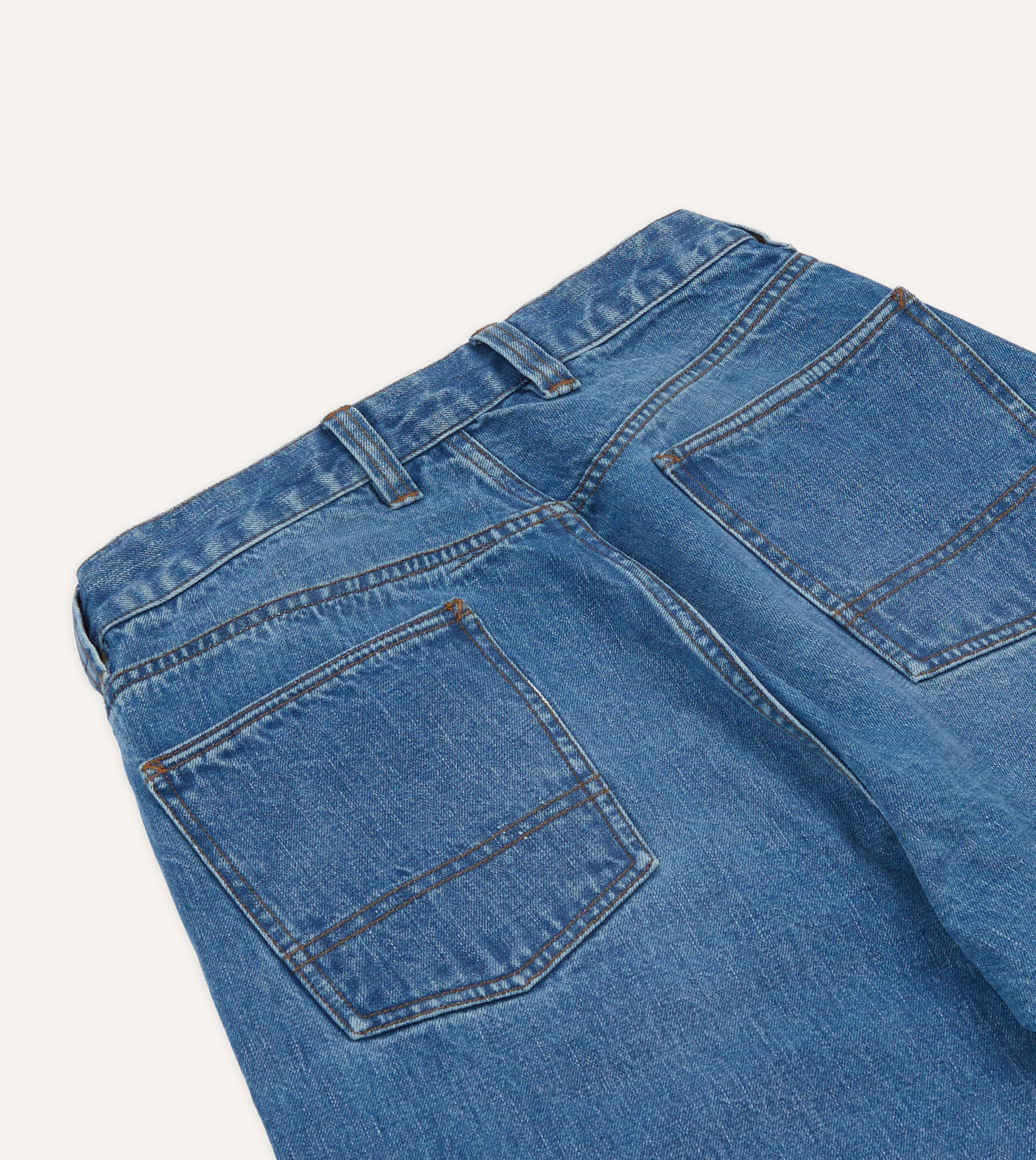 Custom Wash 14.2oz Selvedge Denim Painter Pants - Image 5