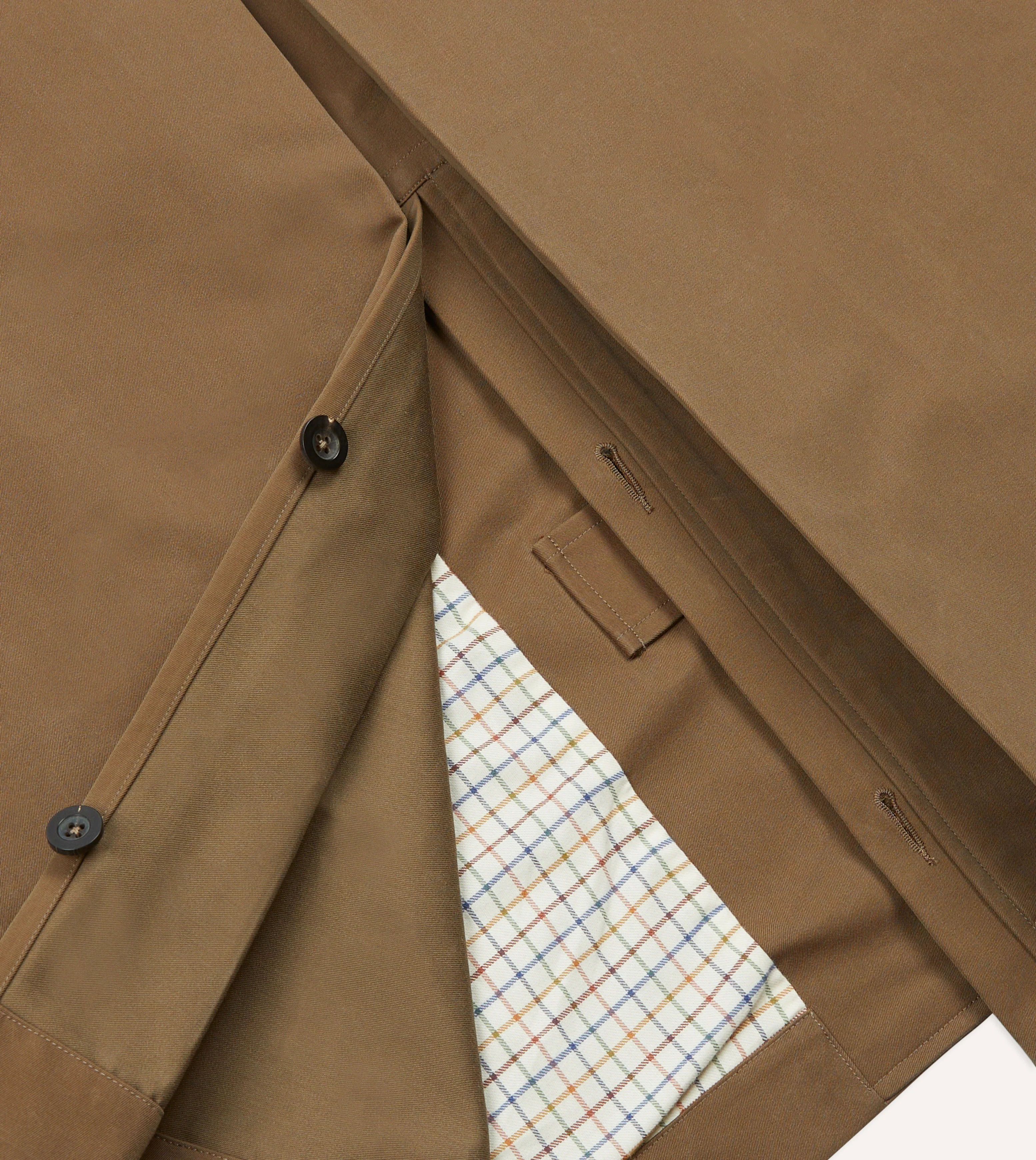 Drake's for Permanent Style Tan Rider's Raincoat - Image 10