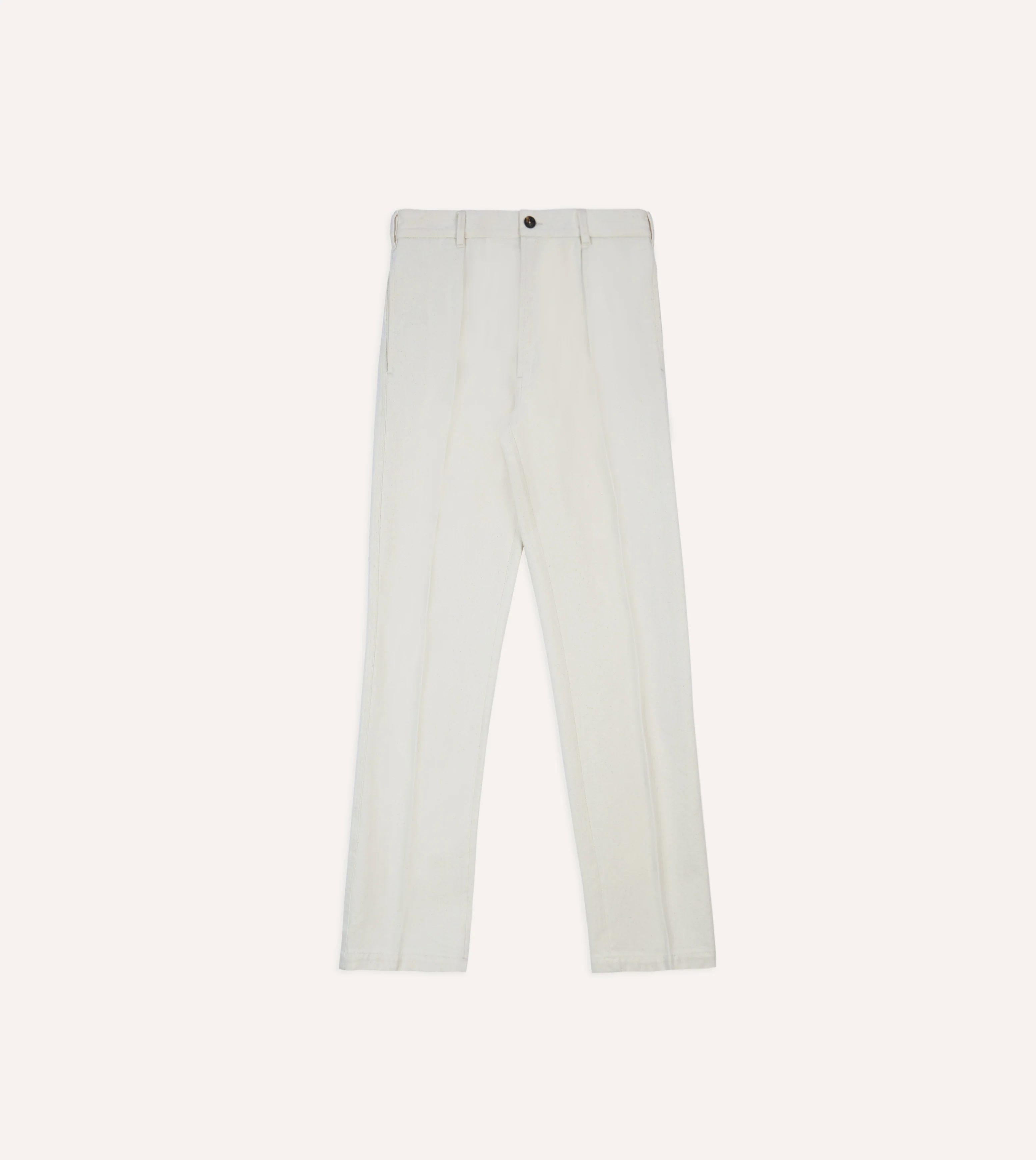 Ecru Denim Games Trousers - Image 3