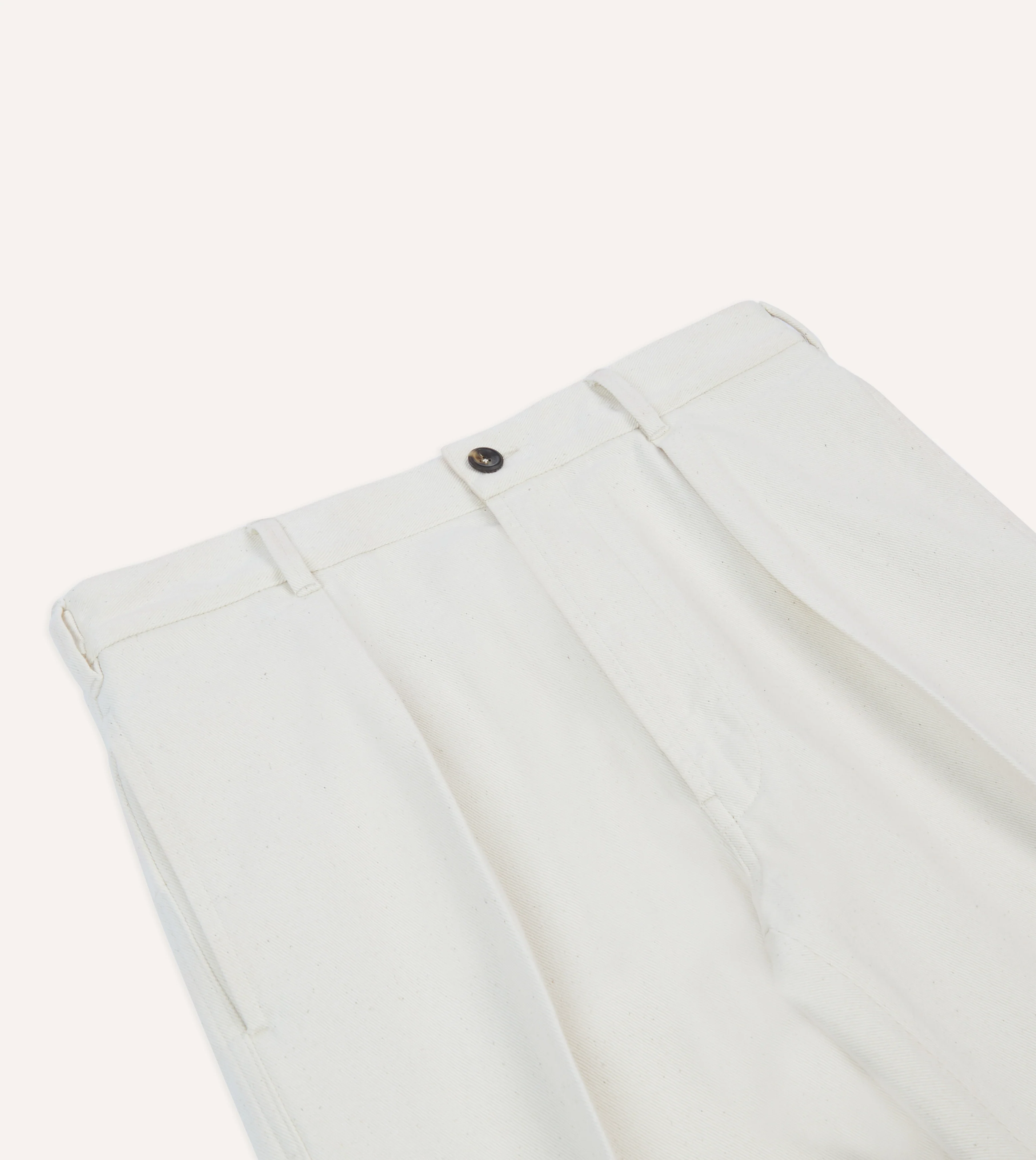 Ecru Denim Games Trousers - Image 4
