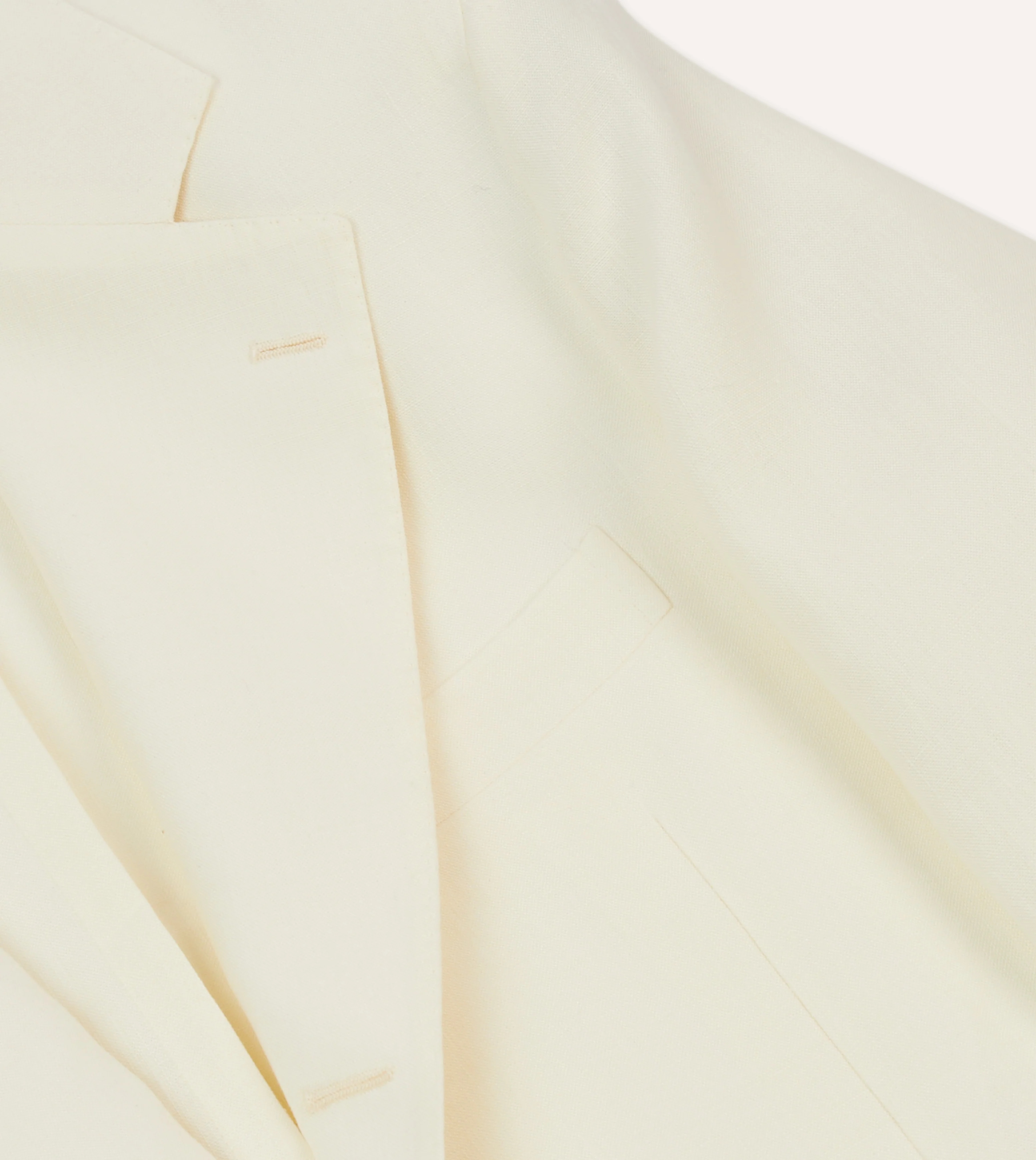 Ecru Irish Linen Tailored Jacket - Image 4