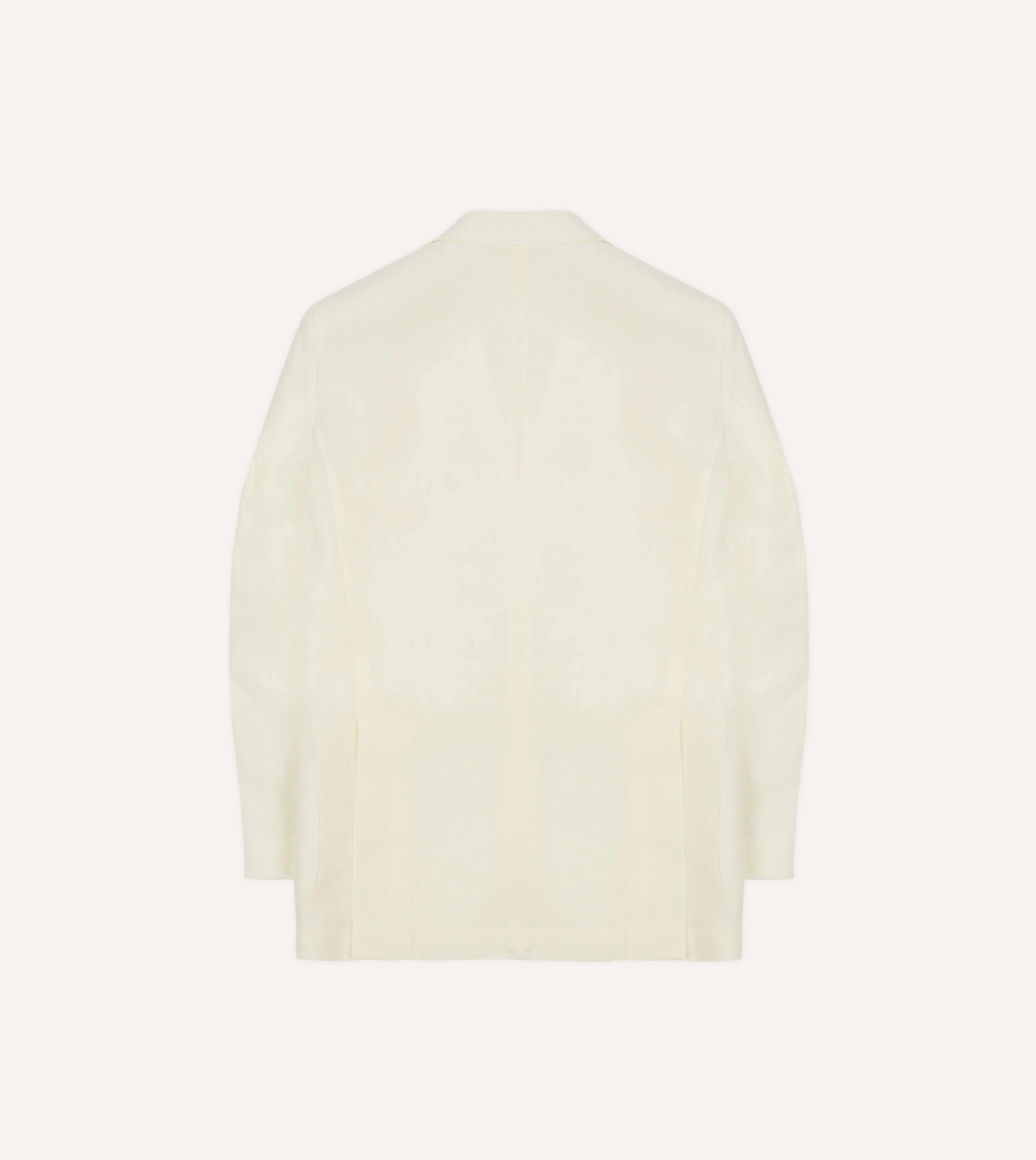 Ecru Irish Linen Tailored Jacket - Image 7