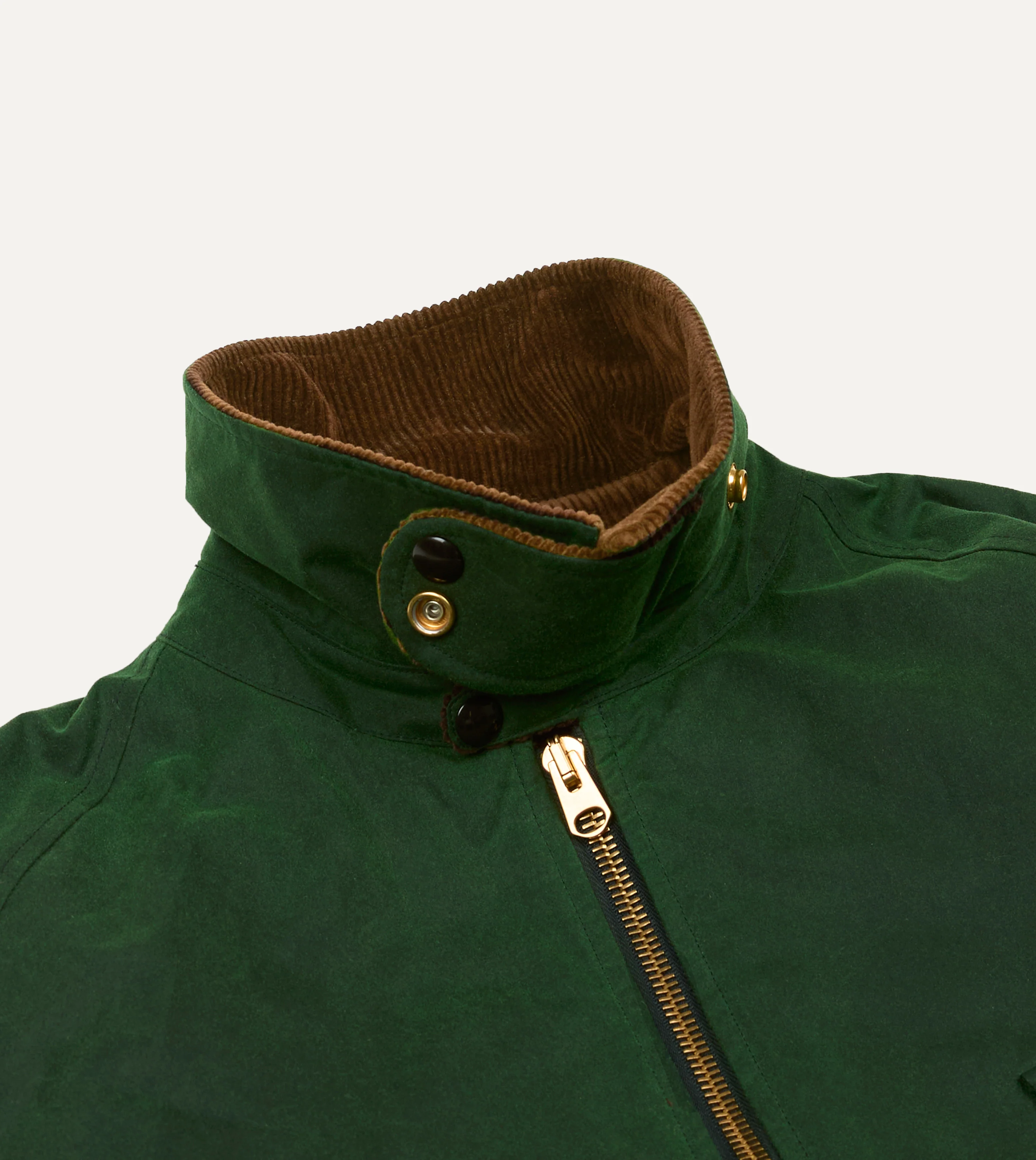 Green Waxed Coverall Jacket - Image 4