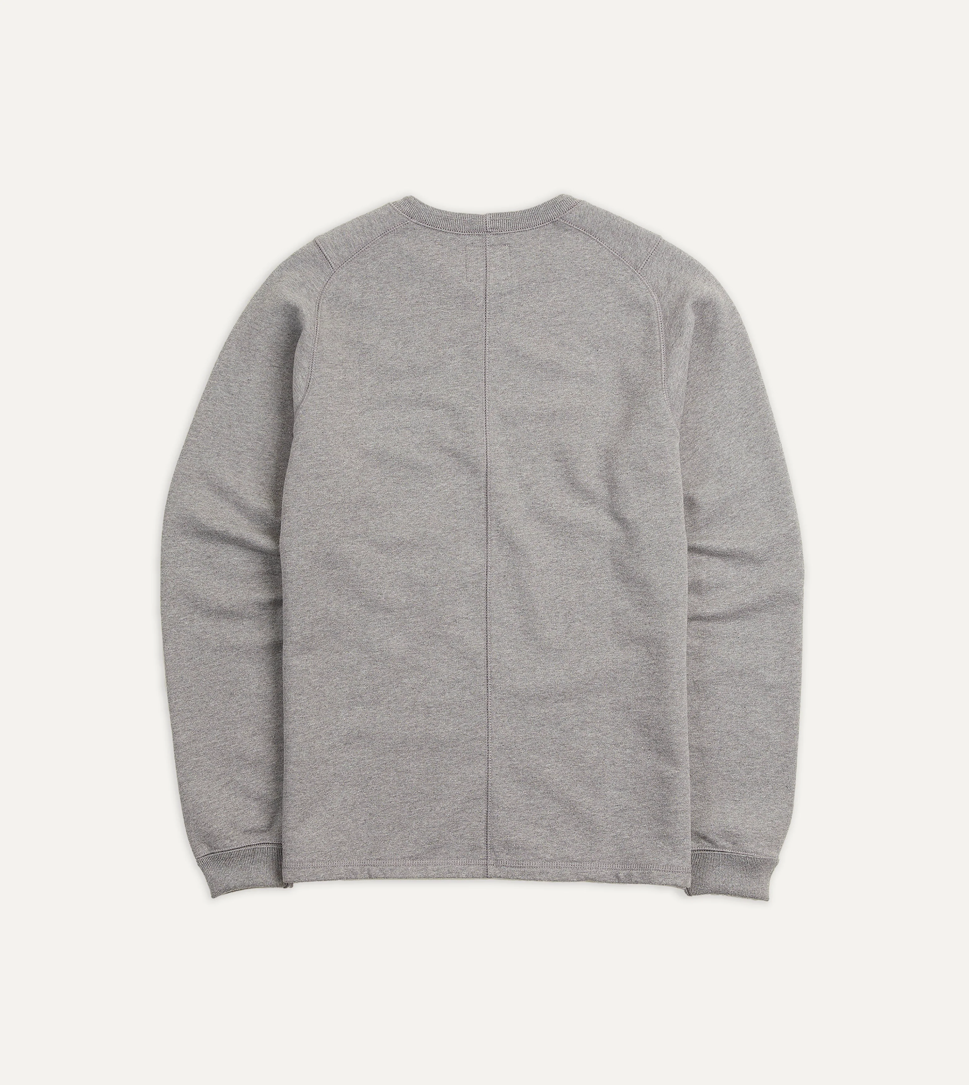 Grey Cotton Long-Sleeve Hiking Sweatshirt - Image 6
