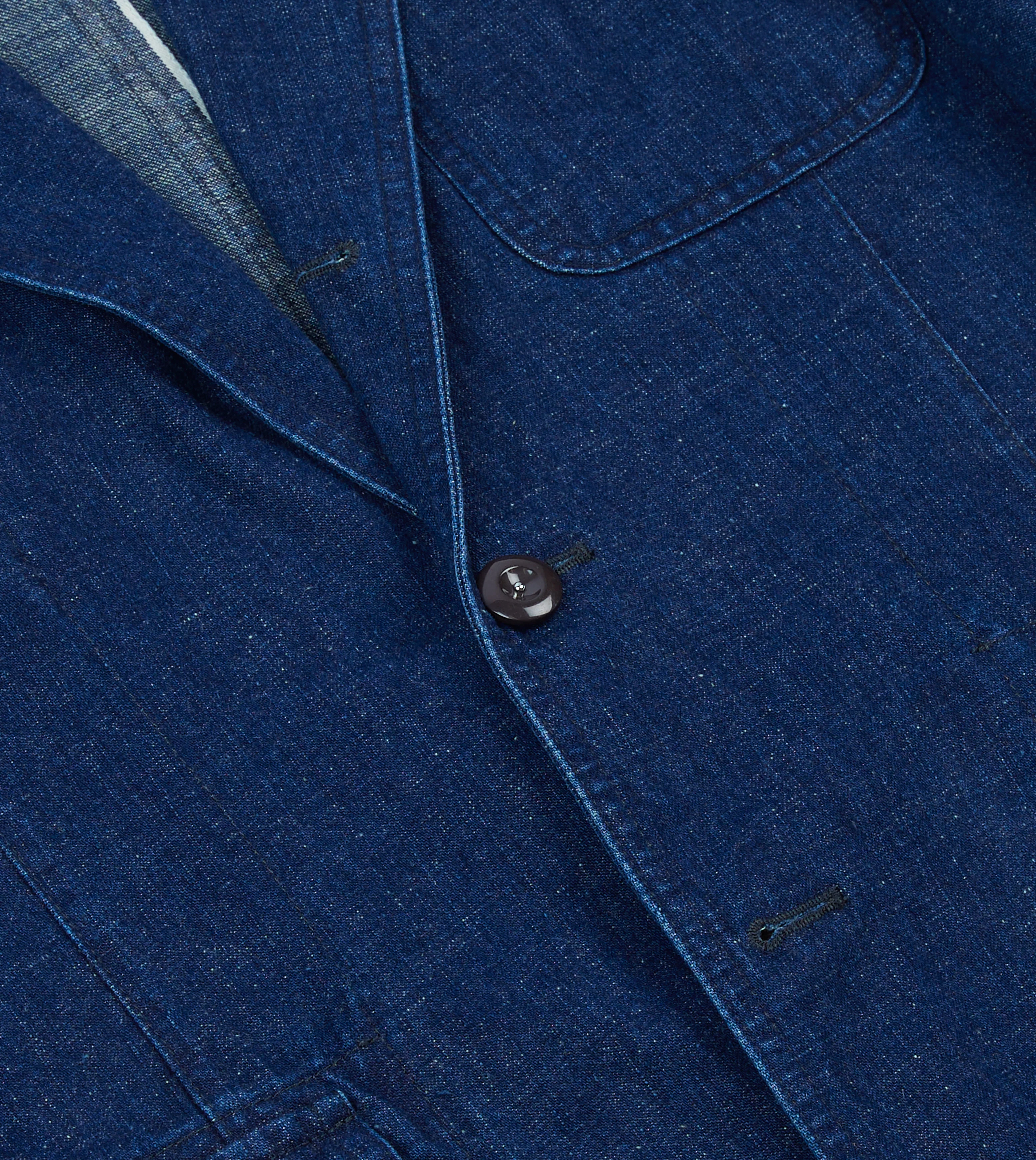 Indigo Cotton-Linen Games Blazer Mk. I - Image 5