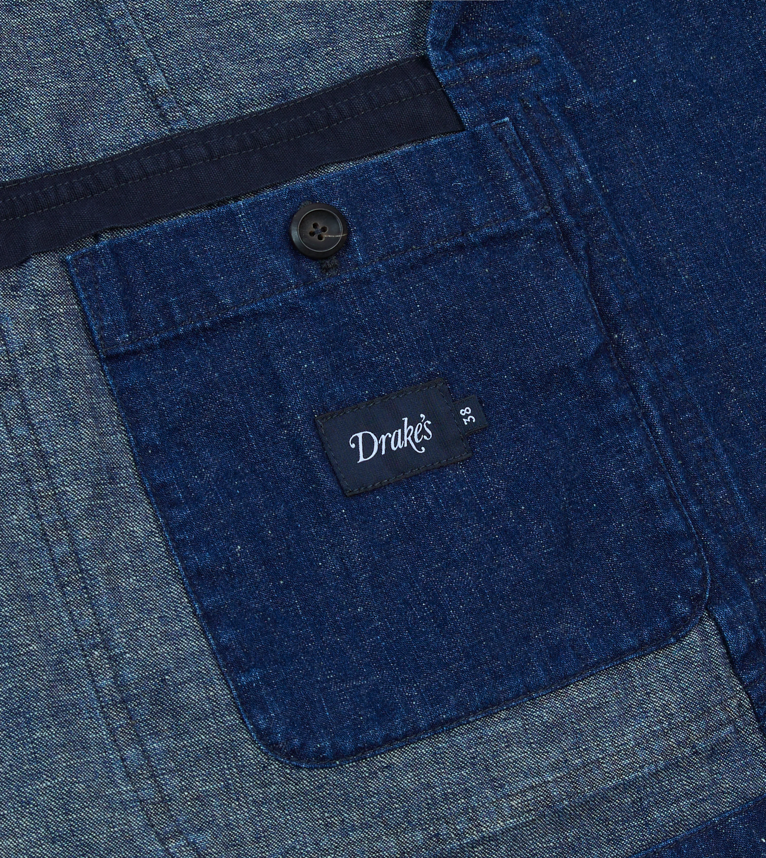 Indigo Cotton-Linen Games Blazer Mk. I - Image 8