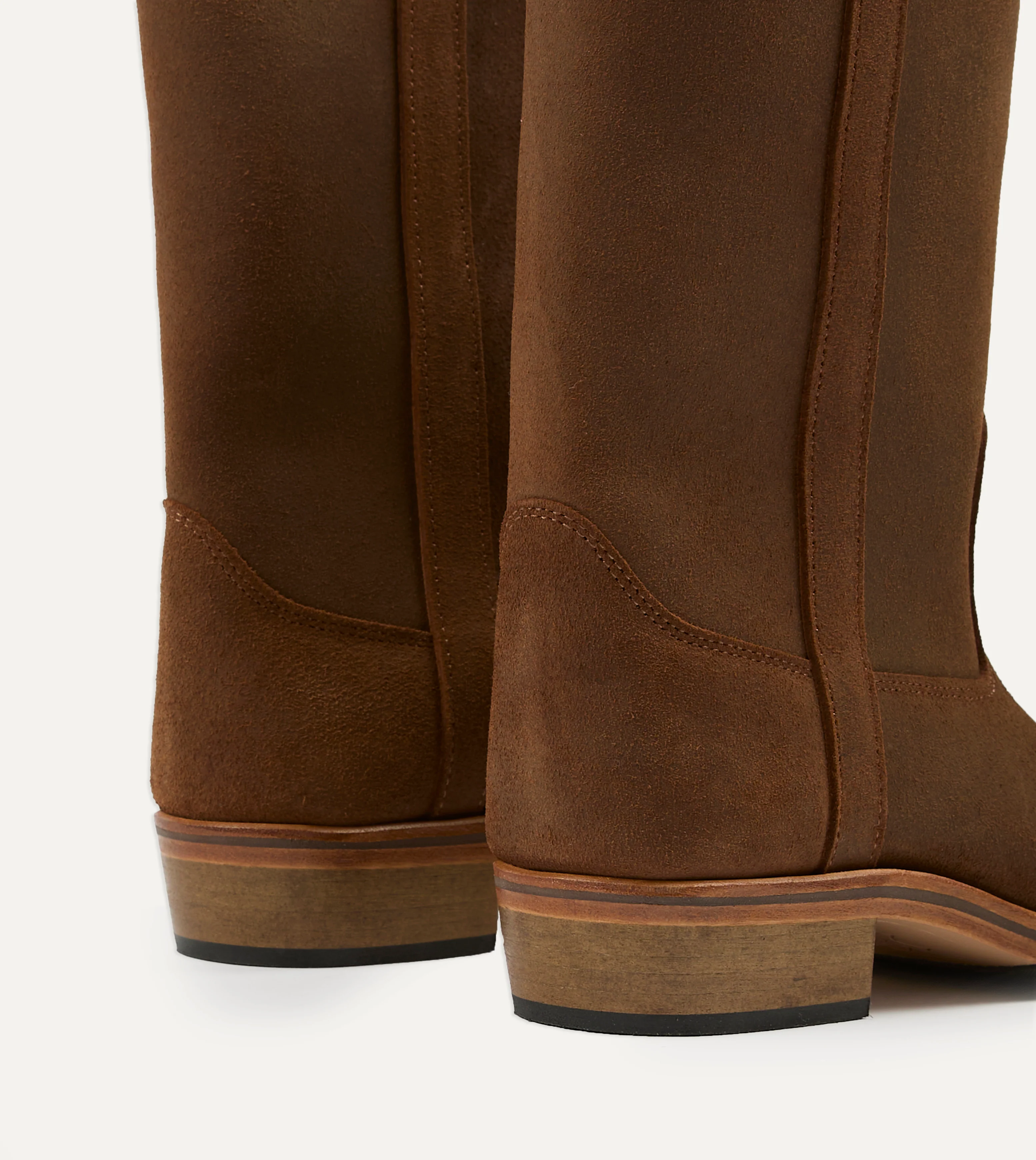 La Botte Gardiane Camarguaise Brown Waxed Leather Boots - Image 5