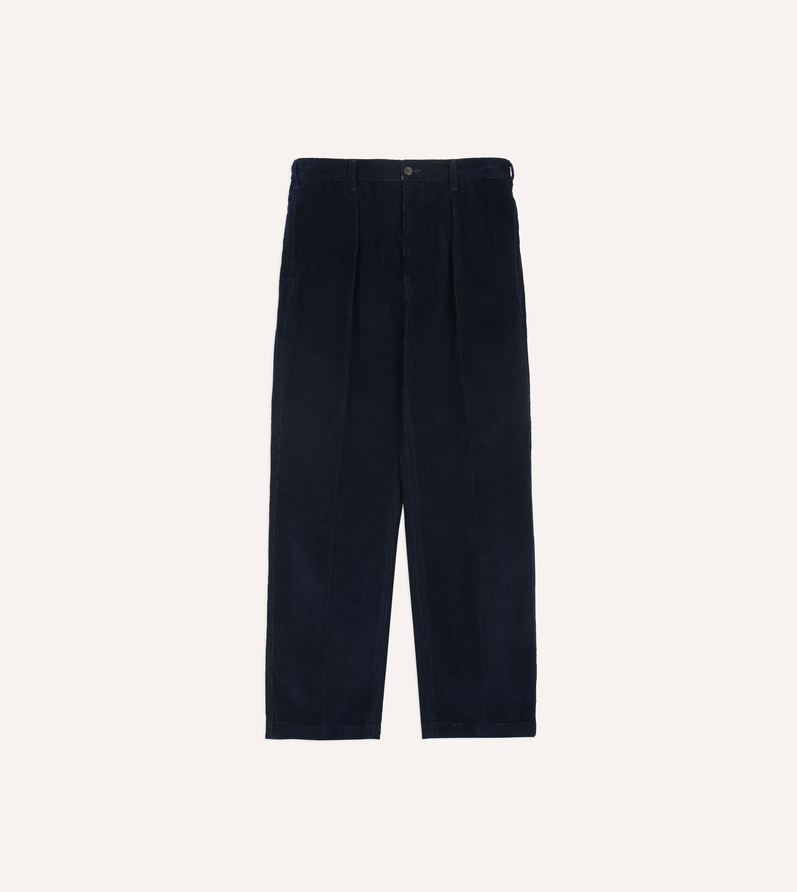 Navy Cotton Corduroy Field Games Trousers - Image 3