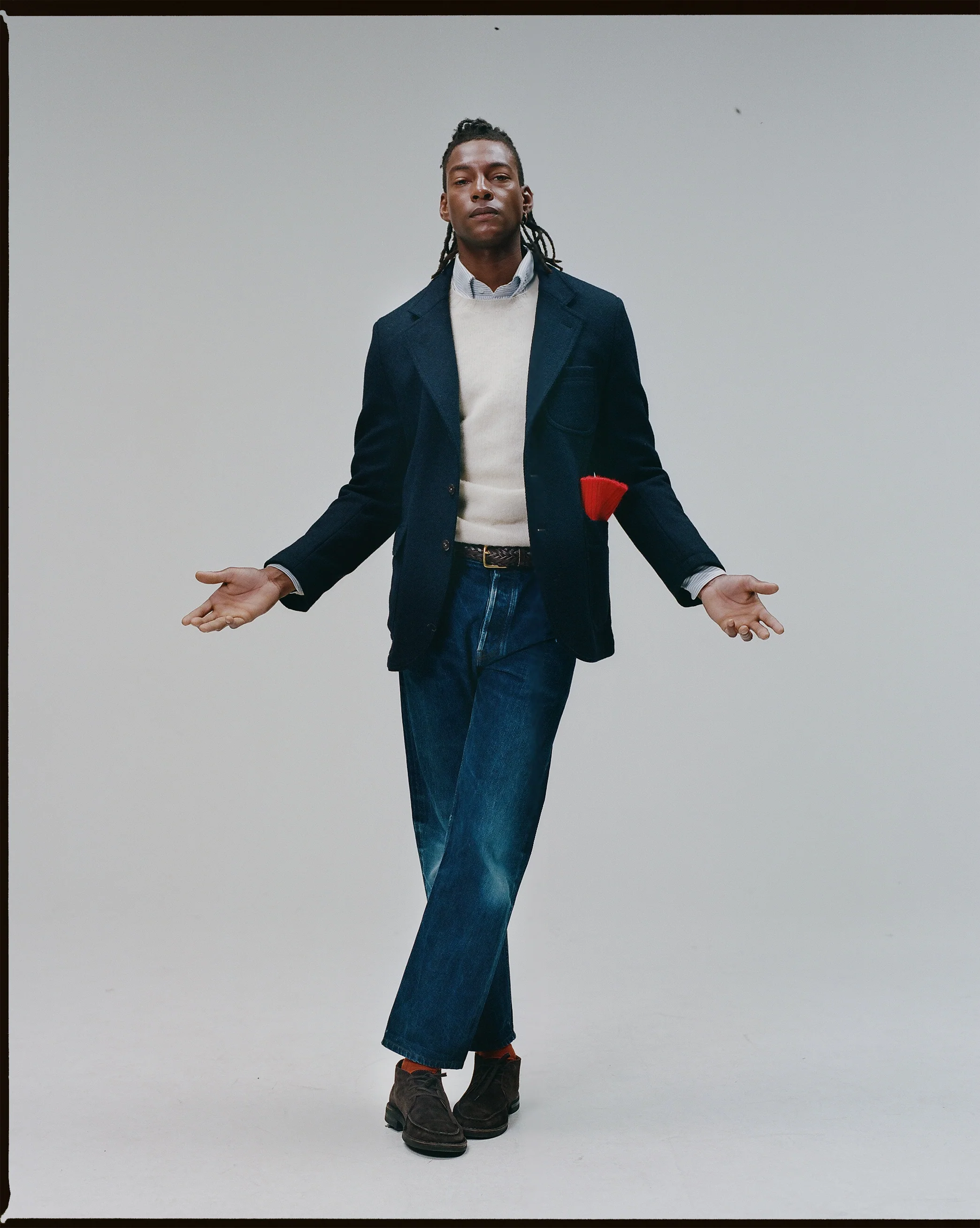 Navy Harris Tweed Games Blazer Mk. VII - Image 11