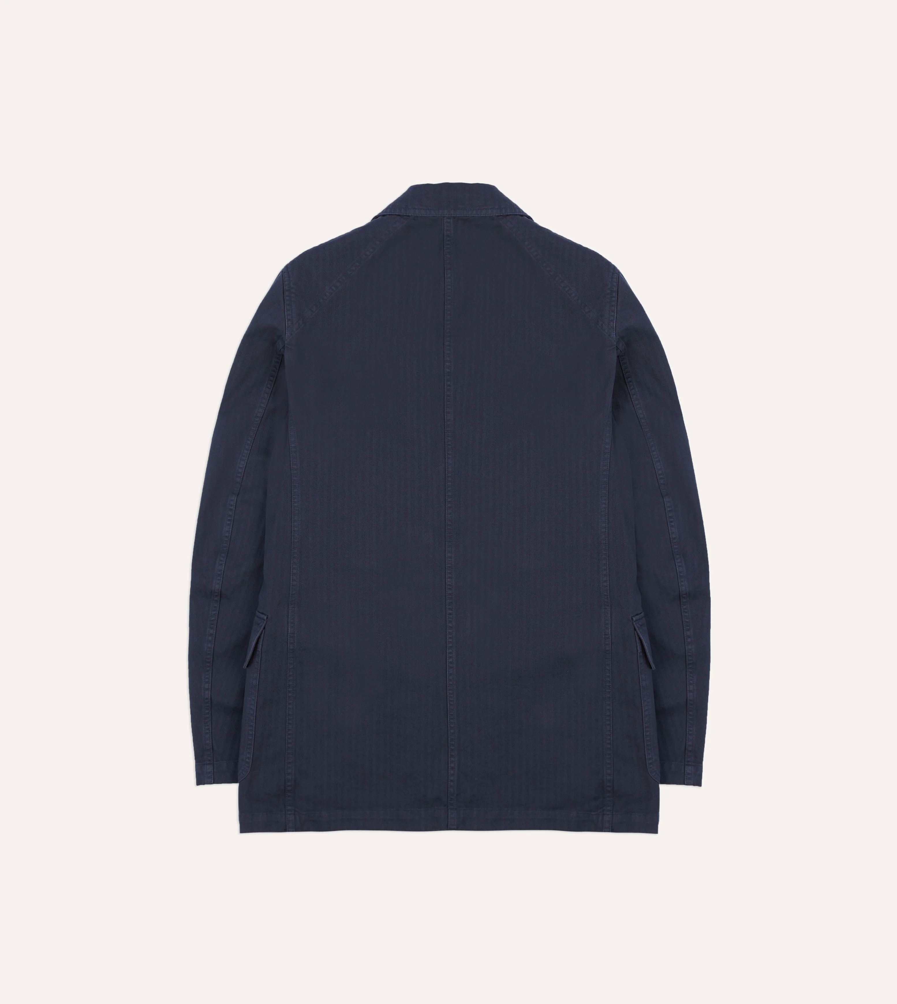Navy Herringbone Cotton Games Blazer Mk. I - Image 7