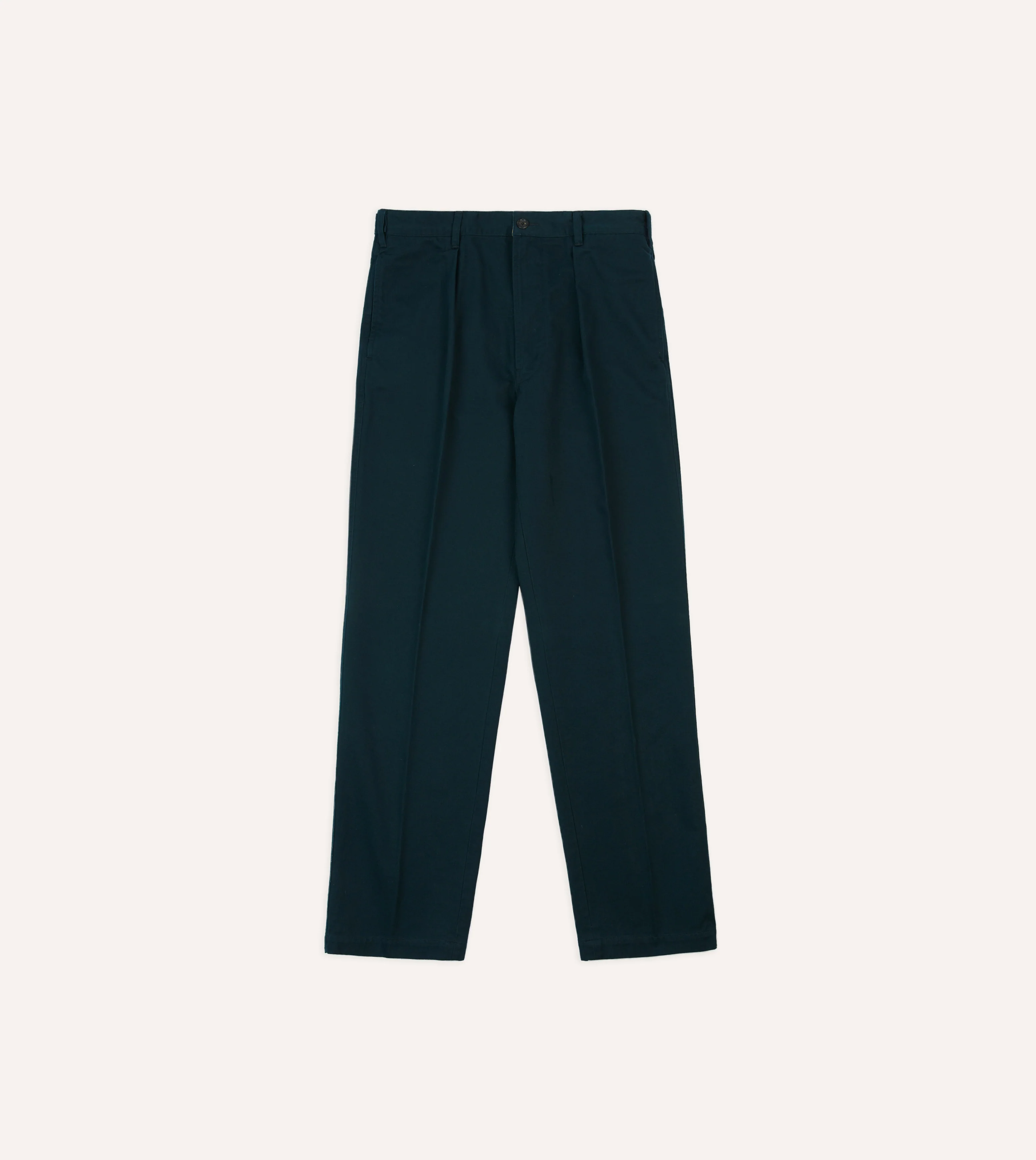 Navy Vintage Wash Cotton Games Trousers - Image 3