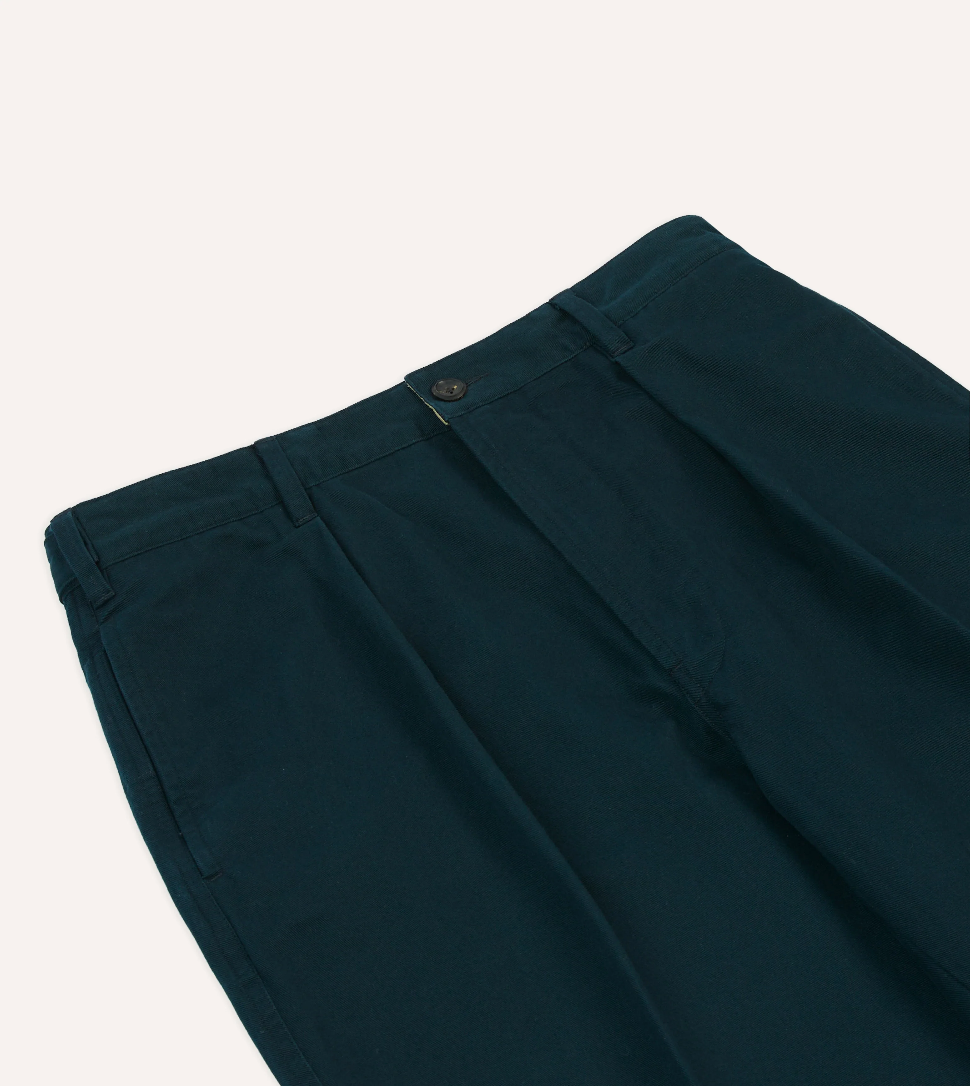 Navy Vintage Wash Cotton Games Trousers - Image 4