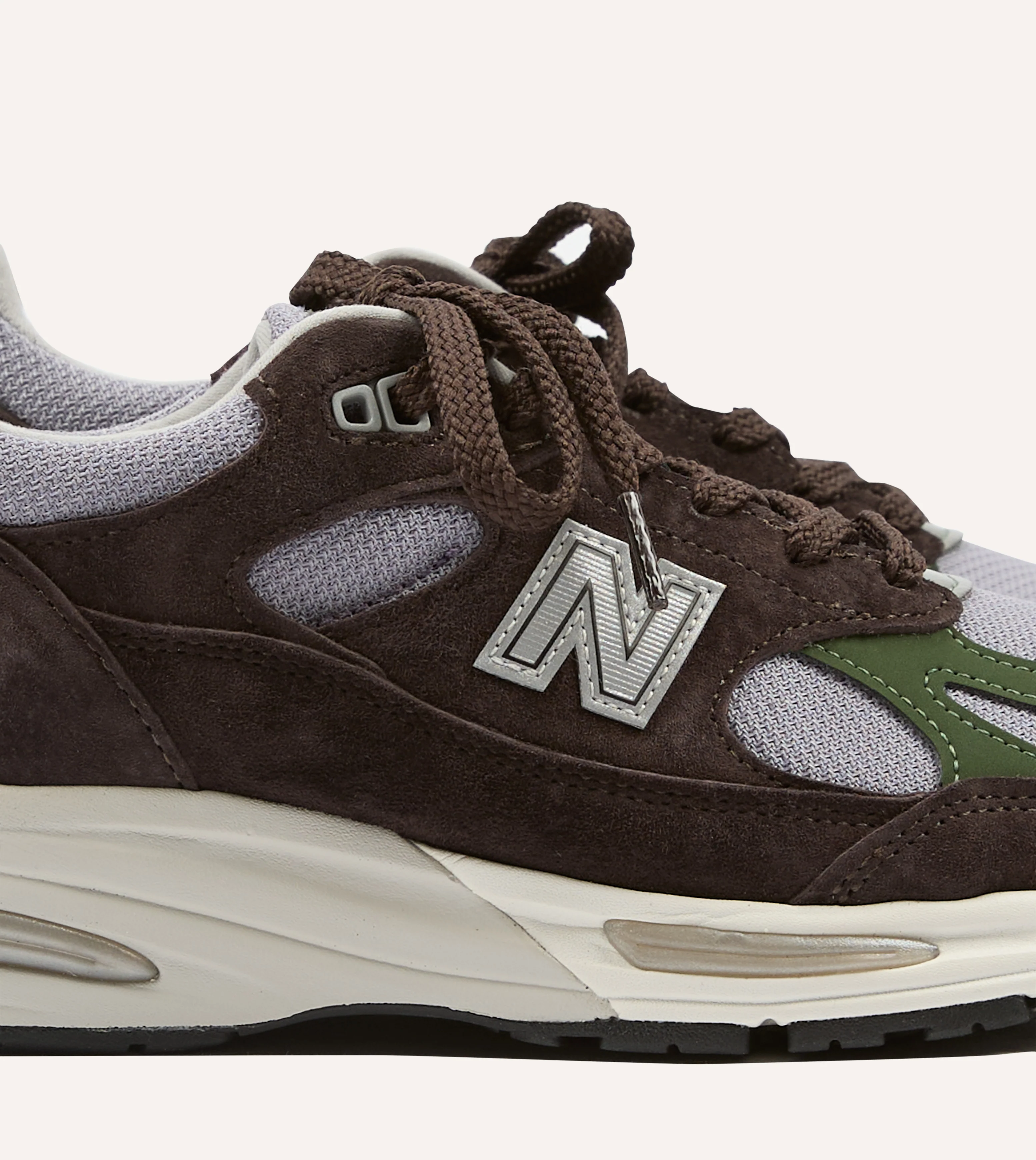 New Balance Brown 'Essentially Offbeat' Made in UK 991v2 Trainers - Image 3