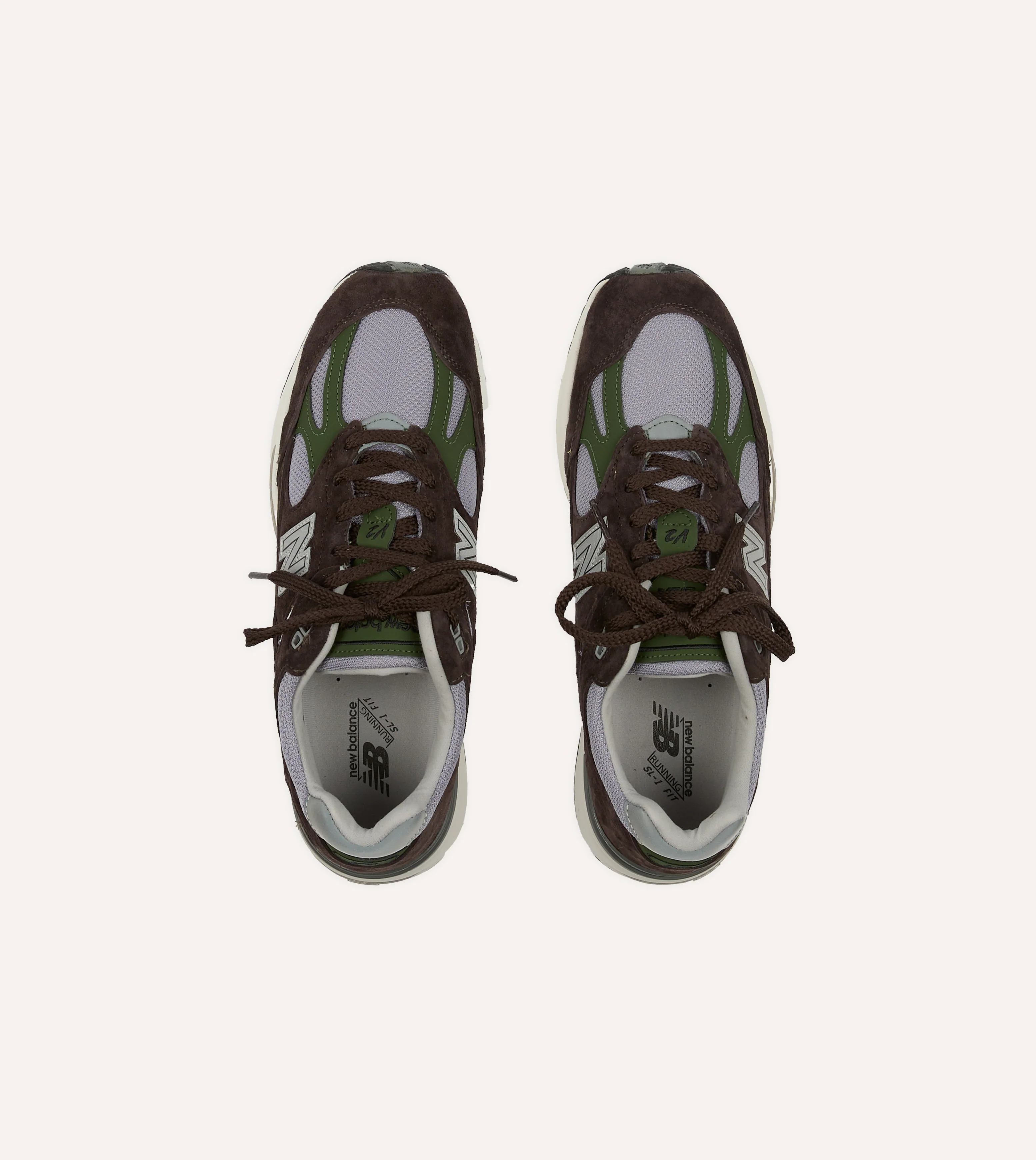 New Balance Brown 'Essentially Offbeat' Made in UK 991v2 Trainers - Image 4