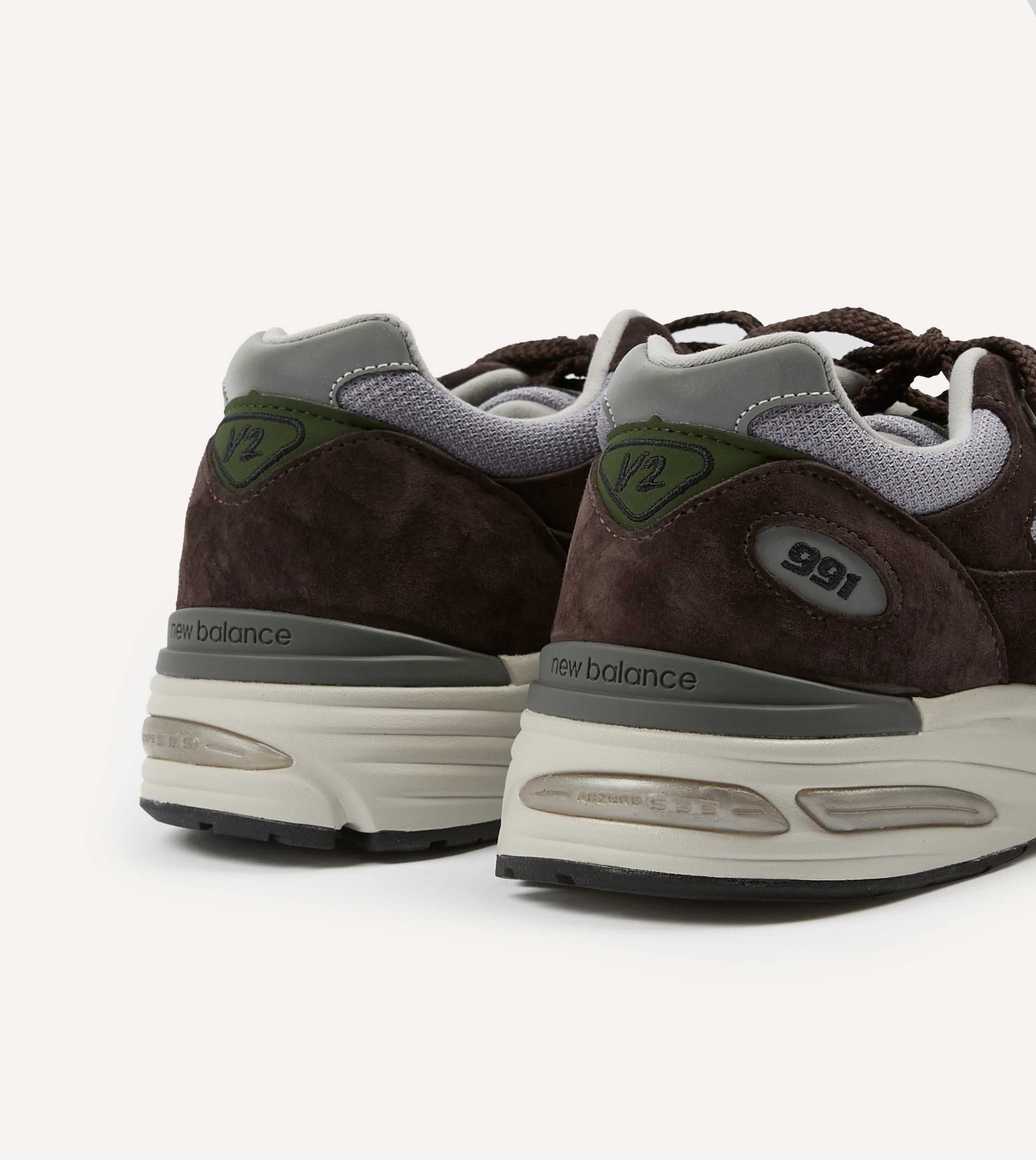 New Balance Brown 'Essentially Offbeat' Made in UK 991v2 Trainers - Image 5