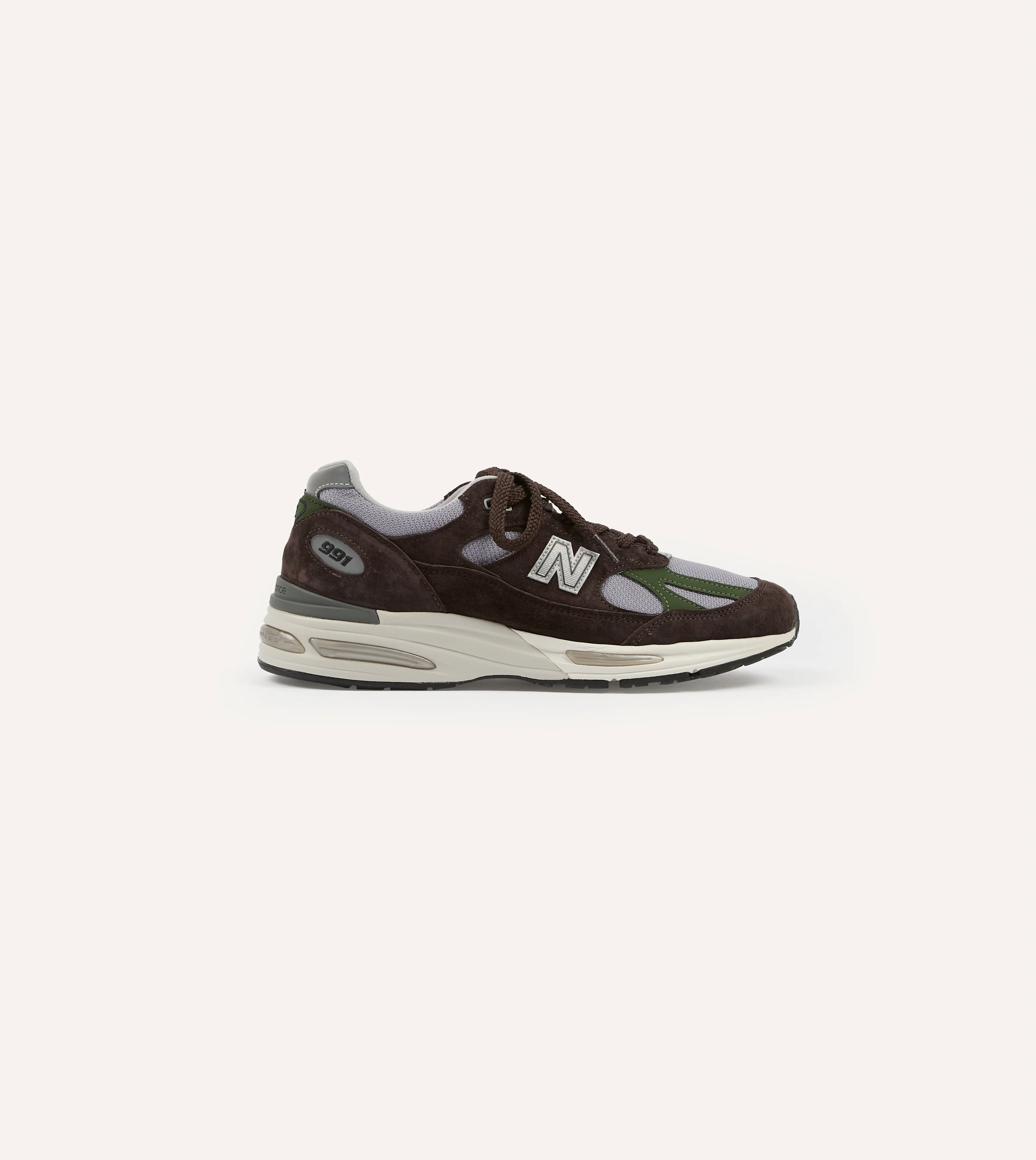 New Balance Brown 'Essentially Offbeat' Made in UK 991v2 Trainers - Image 7