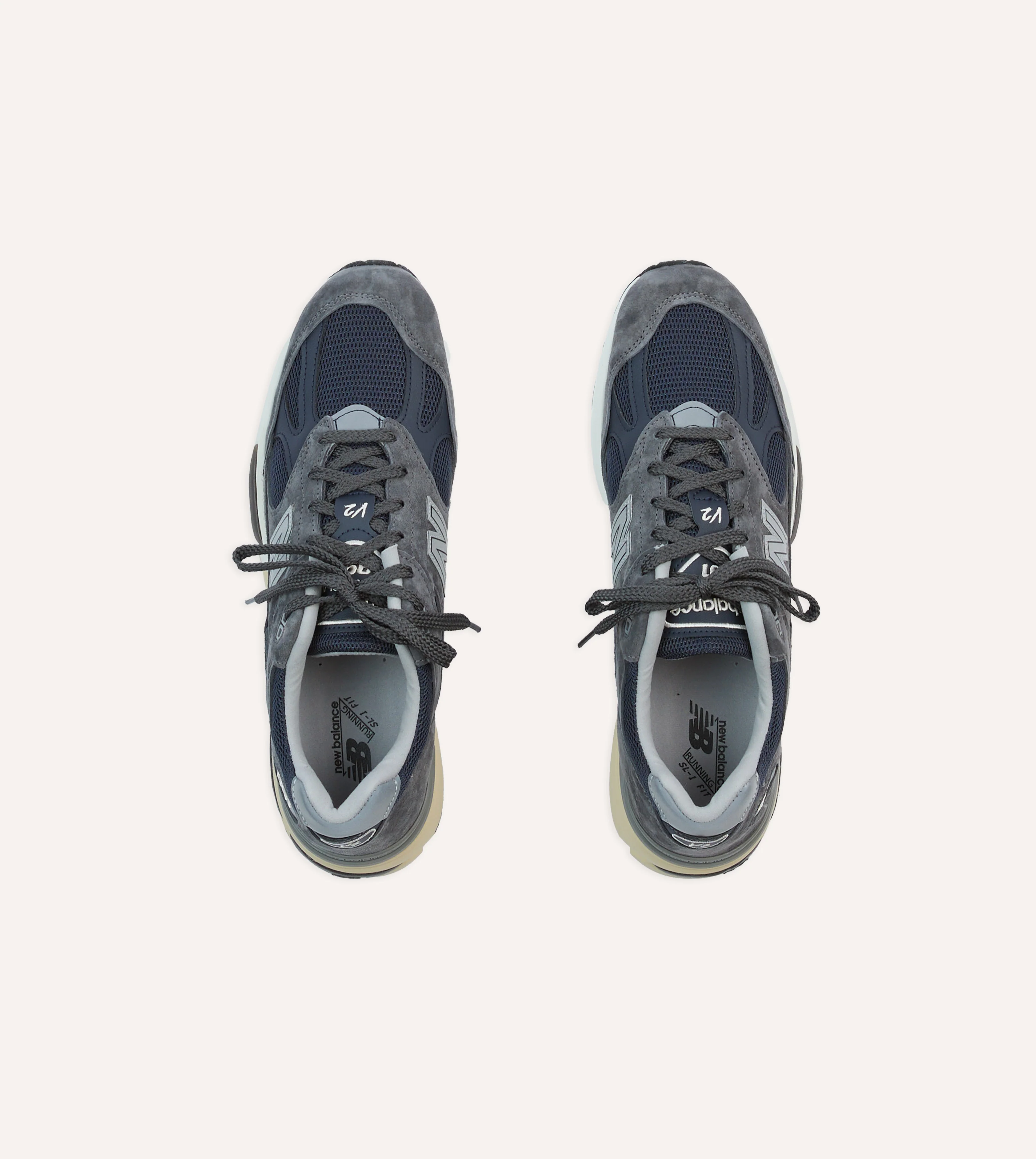 New Balance Dark Gull Grey Made in UK 991v2 Trainers - Image 4