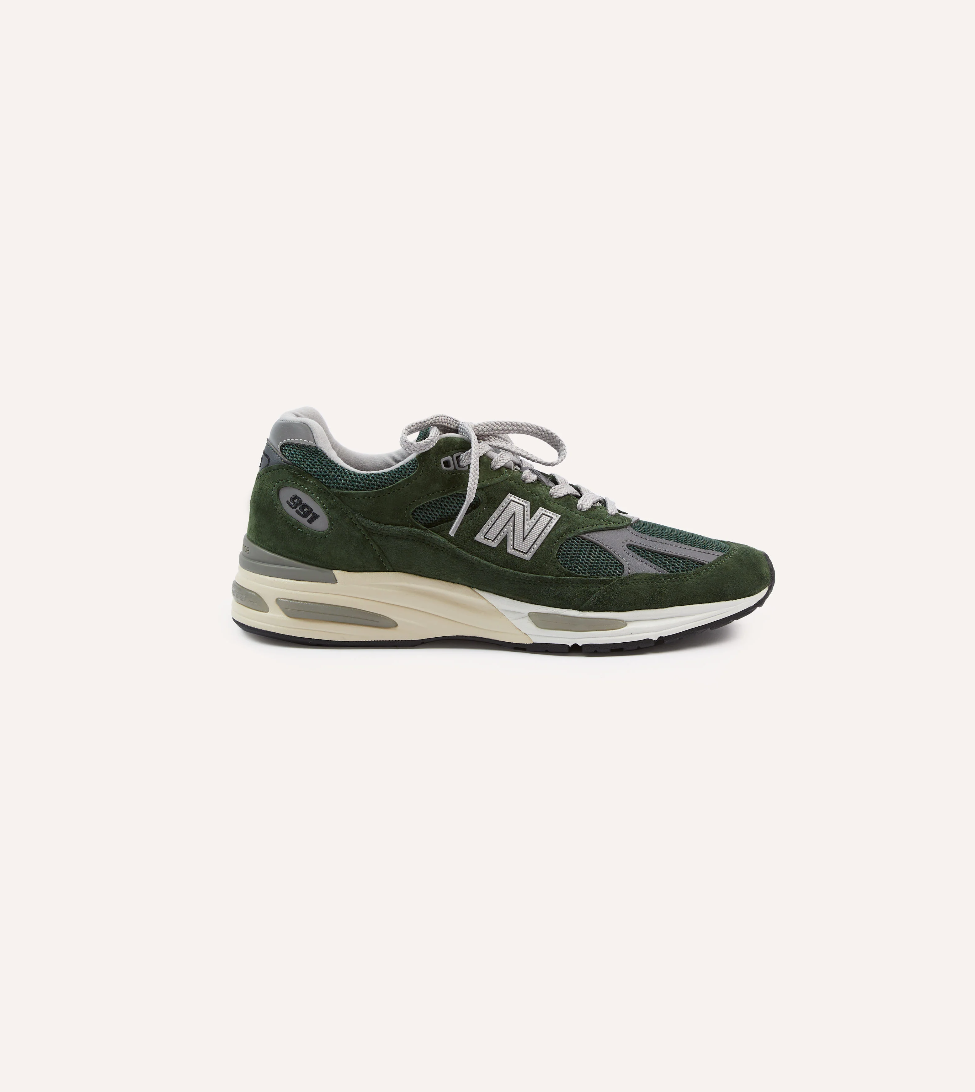 New Balance Kombu Green Made in UK 991v2 Trainers - Image 6