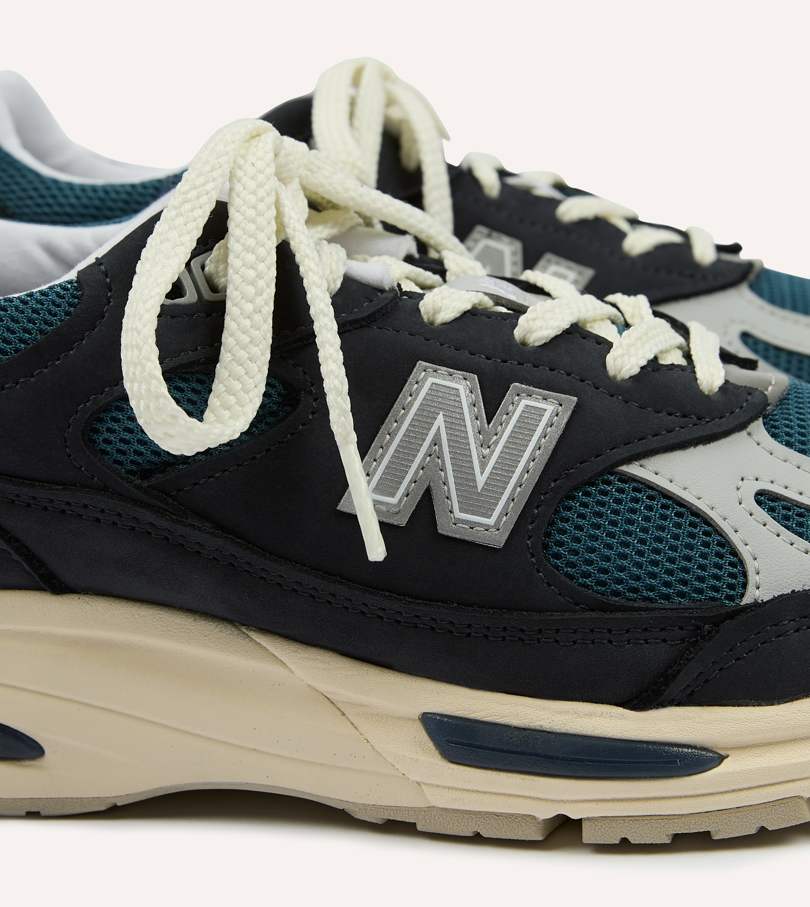 New Balance Navy 'Vintage Sport' Made in UK 991v2 Trainers - Image 3