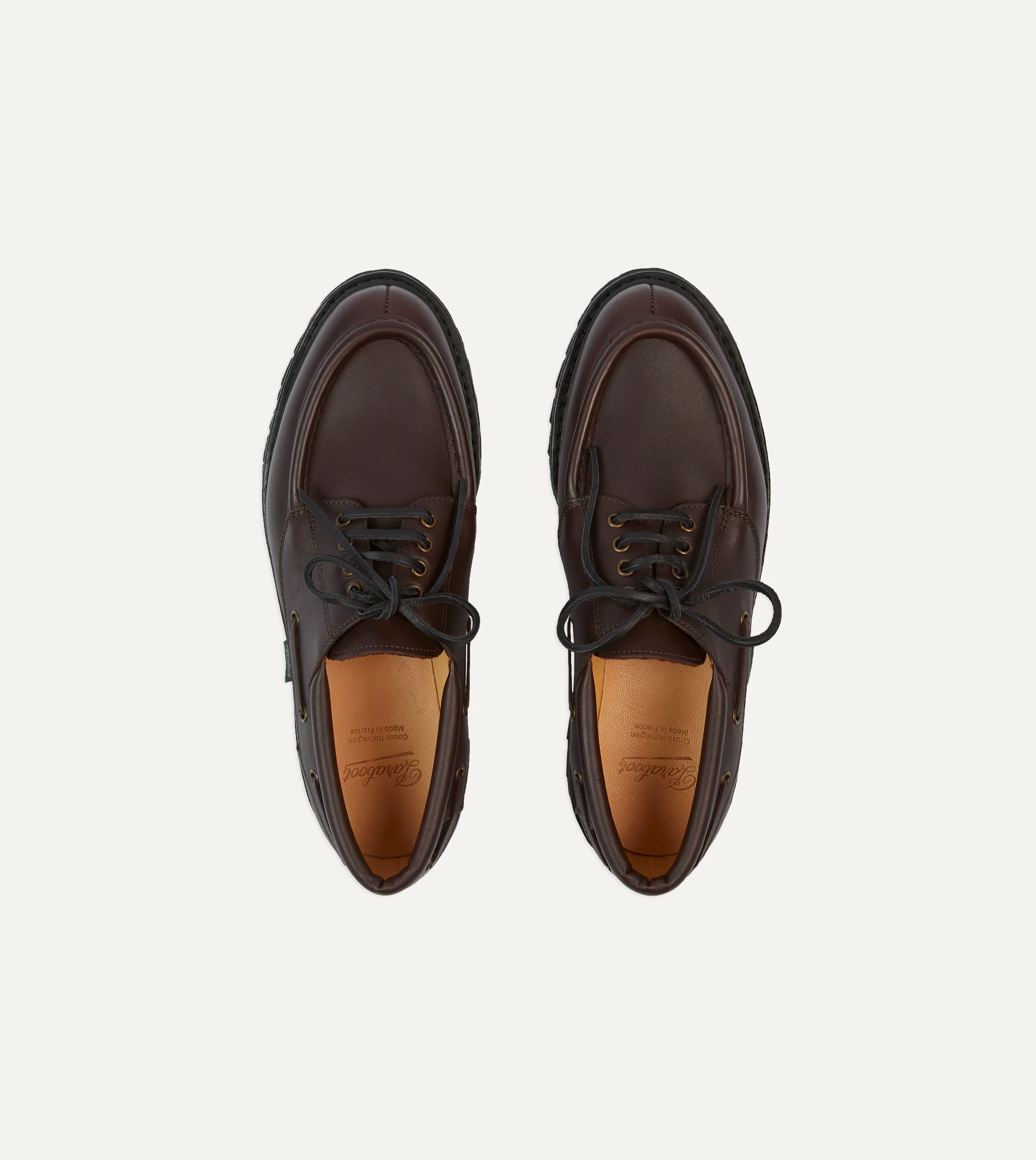 Paraboot Chimey Ébène Calf Leather Derby Shoe - Image 4