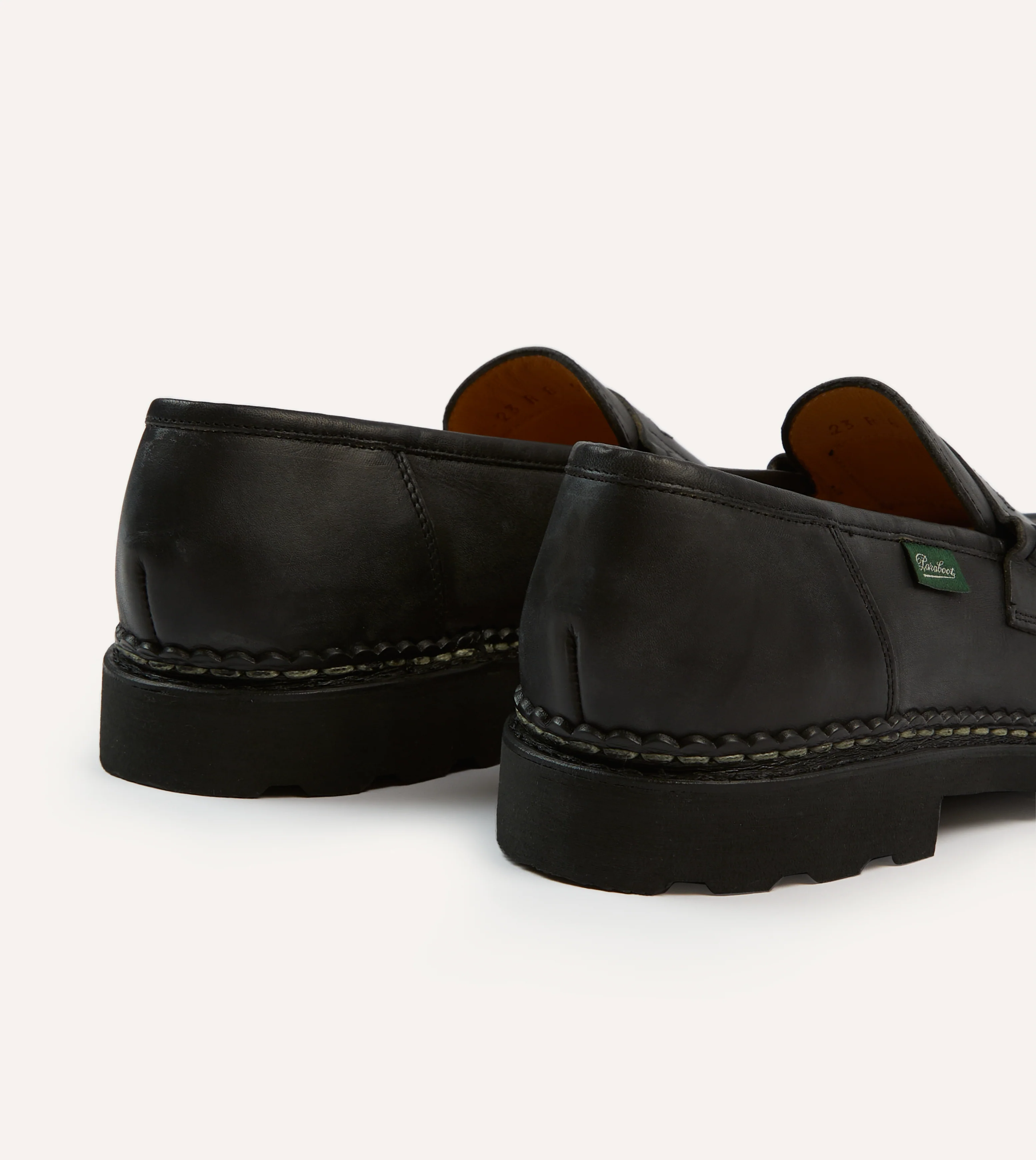 Paraboot Reims Black Leather Loafer - Image 5