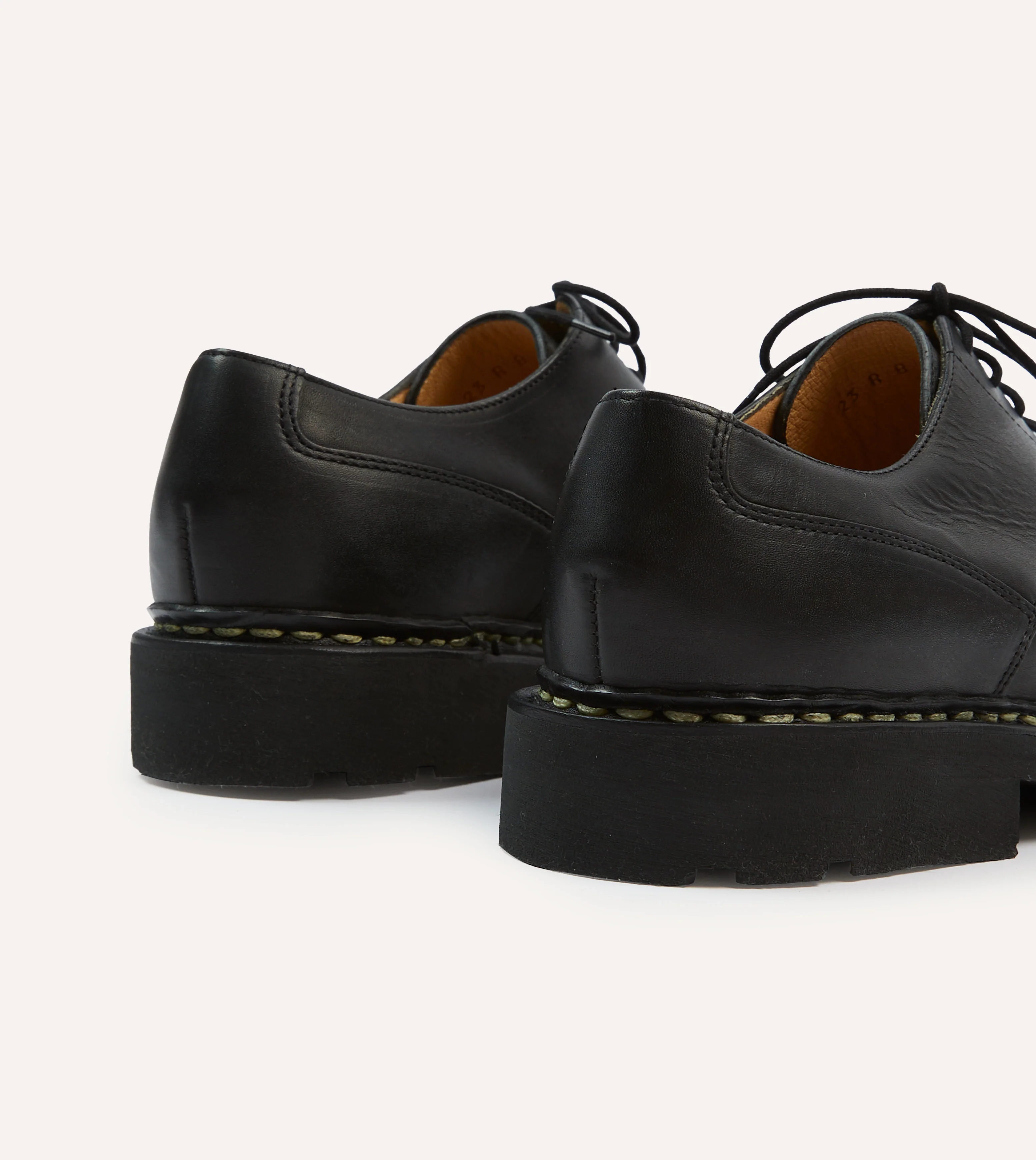 Paraboot Villandry Noir Calf Leather Derby Shoe - Image 5