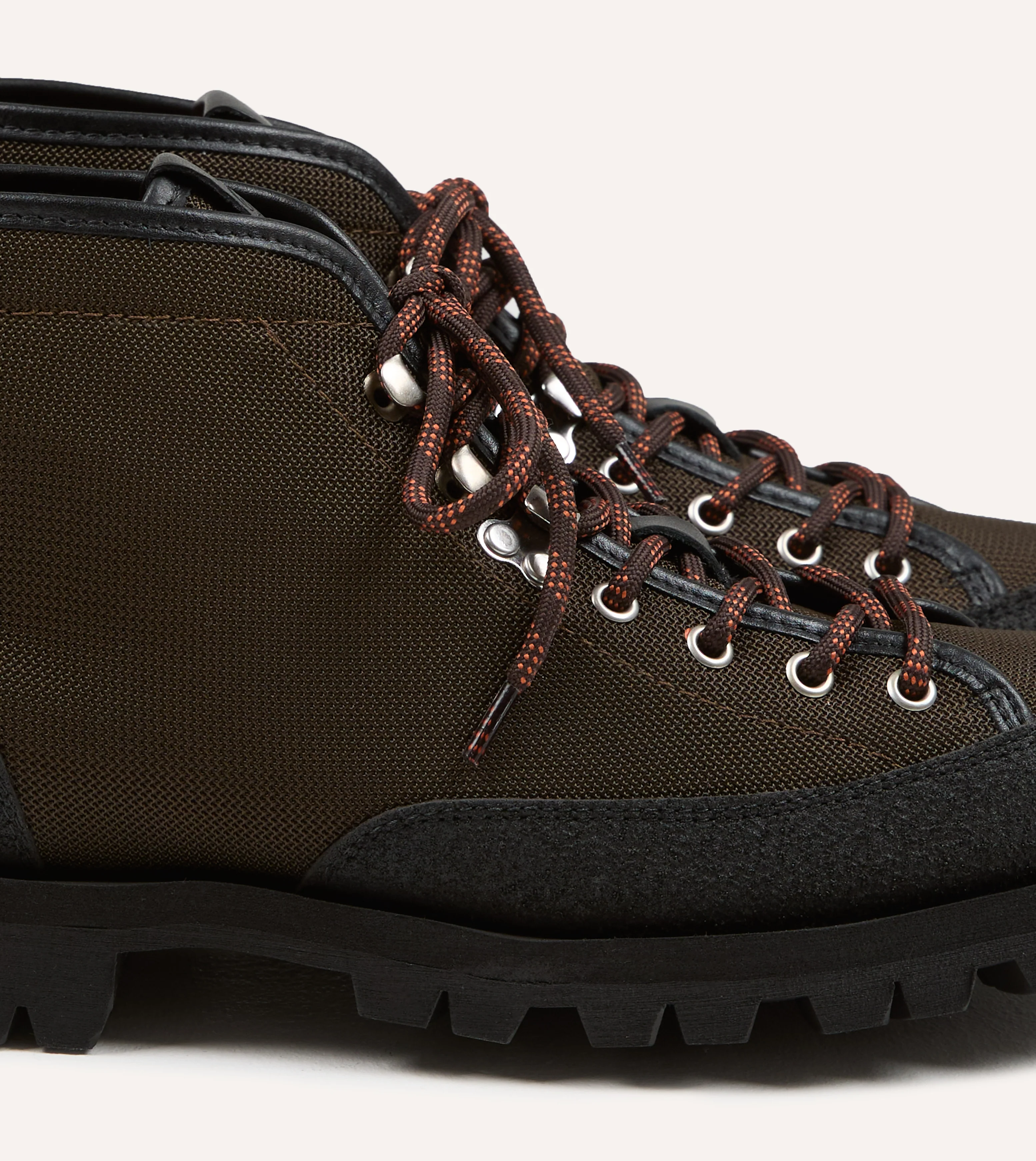 Paraboot Yosemite Brown Leather Mesh Hiking Boots - Image 3