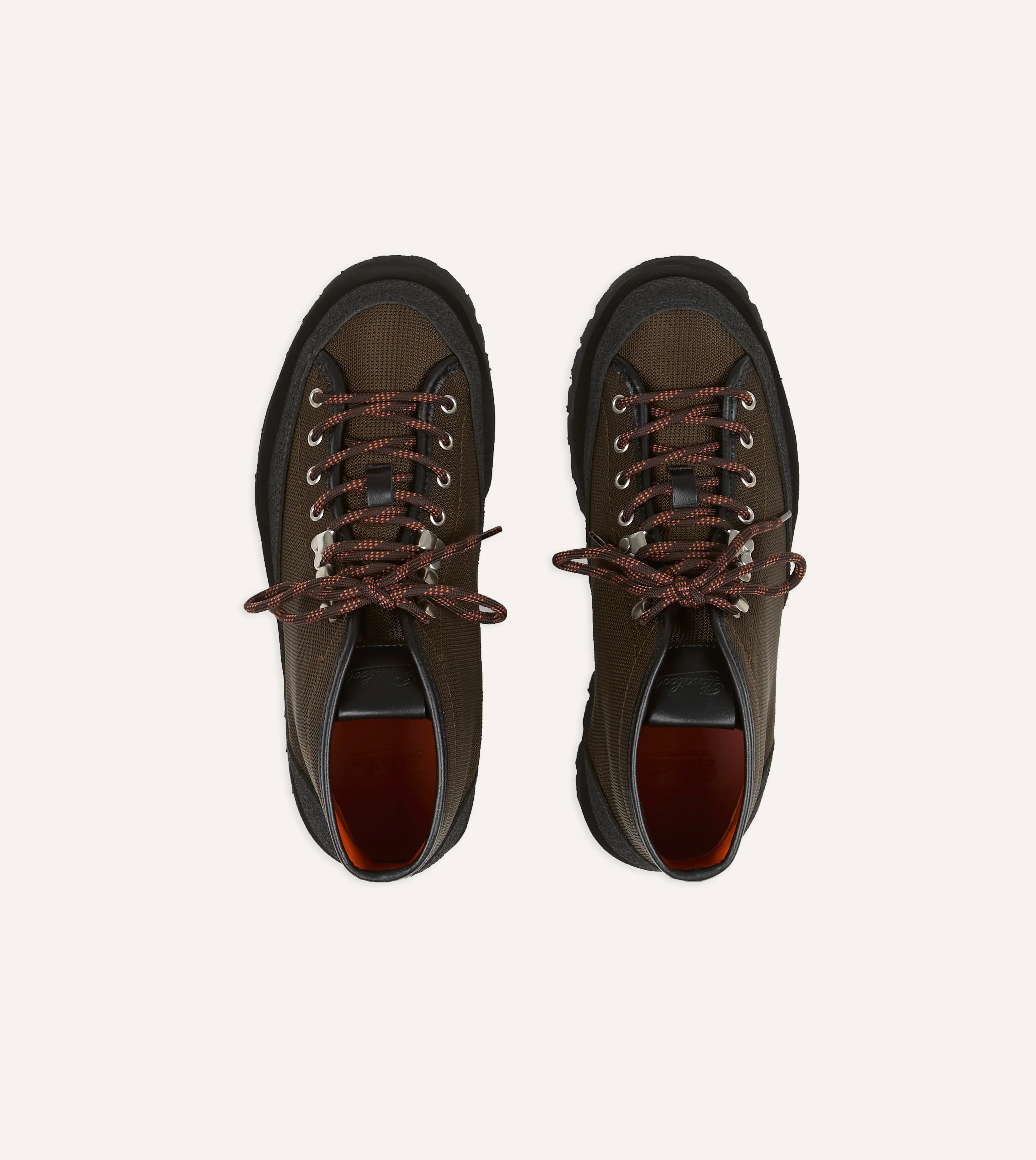 Paraboot Yosemite Brown Leather Mesh Hiking Boots - Image 4