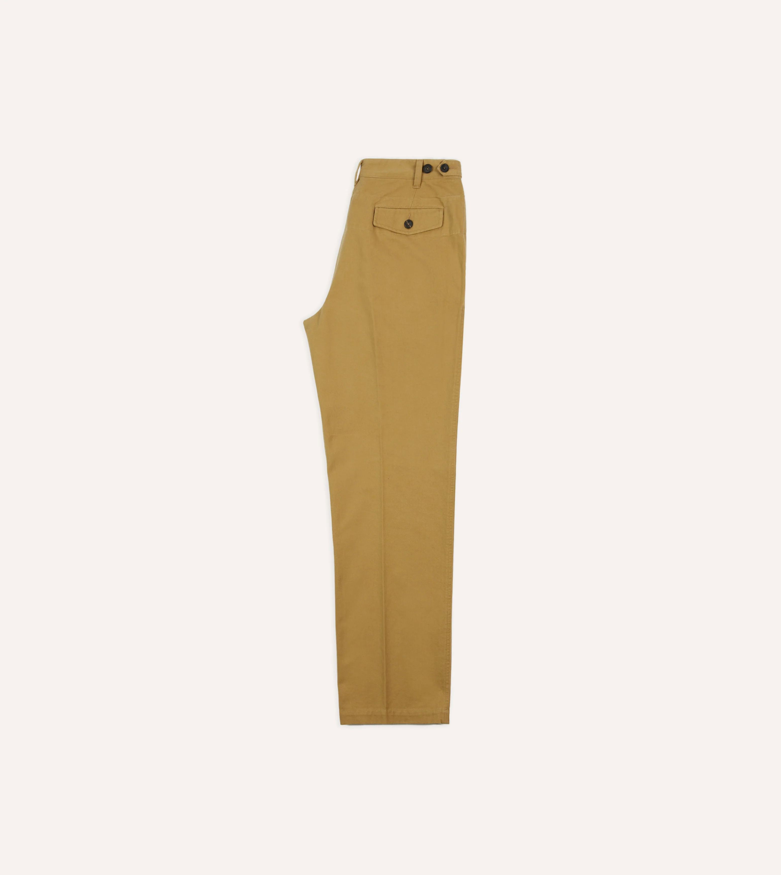 Sand Vintage Wash Cotton Games Trousers - Image 6