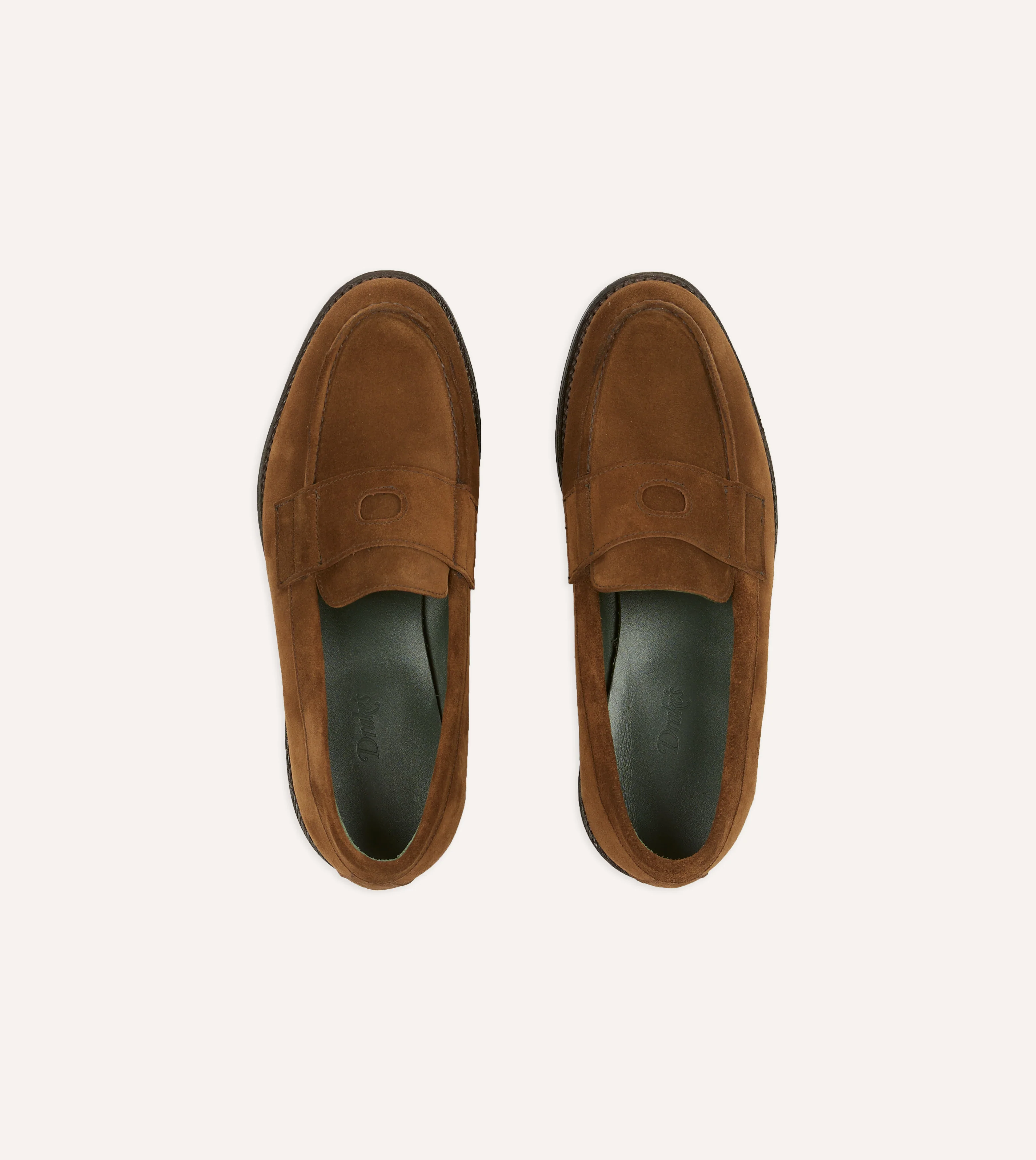 Snuff Suede Charles Goodyear Welted Penny Loafer - Image 4