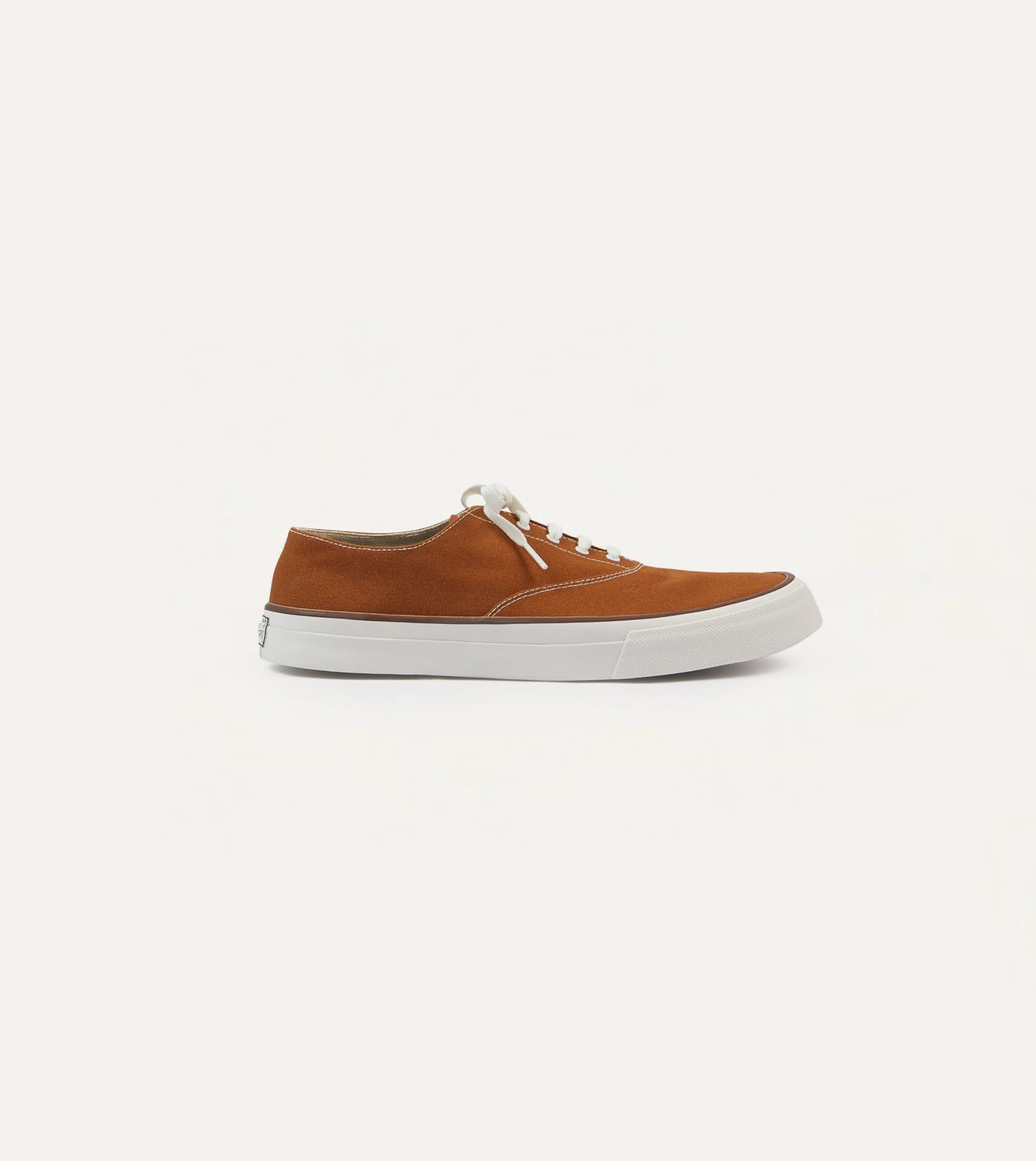 Wakouwa by Anatomica Brown Cotton Canvas Oxford Trainers - Image 6