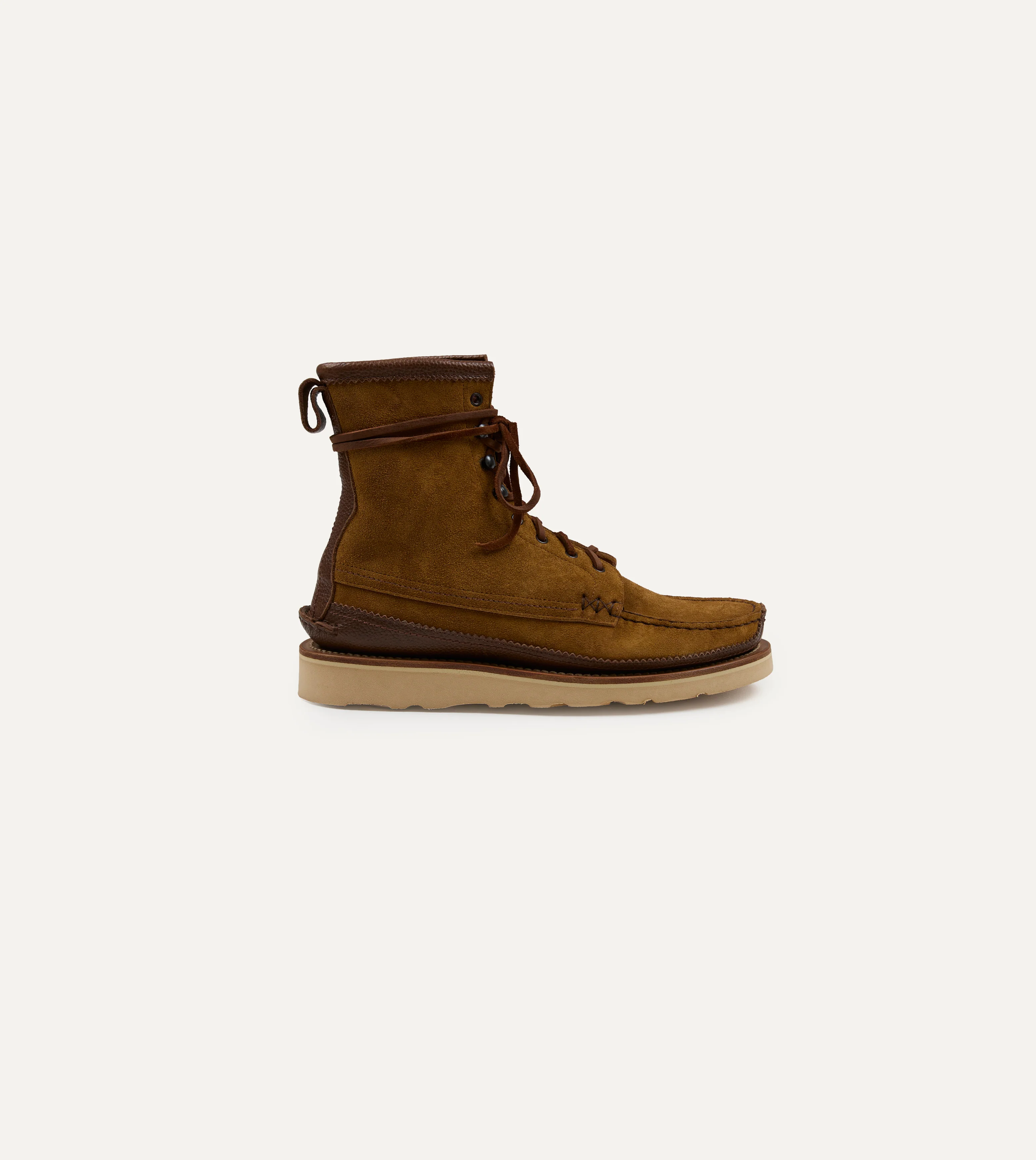Yuketen Maine Guide Brown Flesh Out Leather DB Boot - Image 6